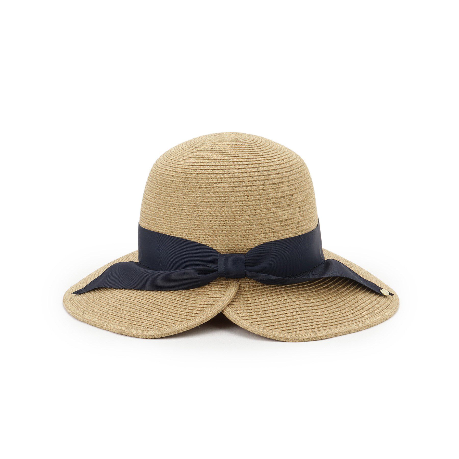 Dessin「【UVカット・洗える】グログランリボンハット」|ハット|