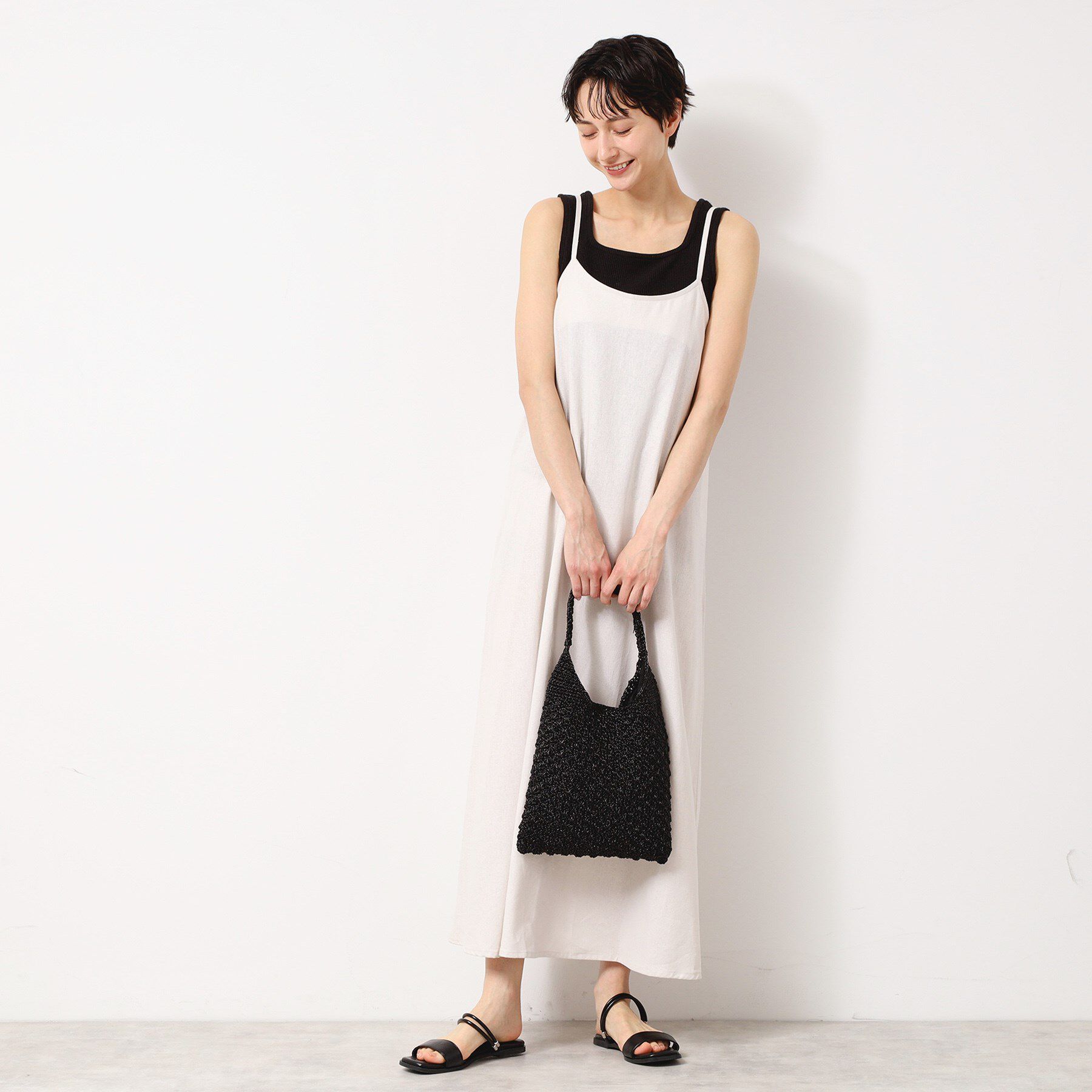 Dessin「【軽量】メタリックヤーンワンハンドルバッグ」|トートバッグ|