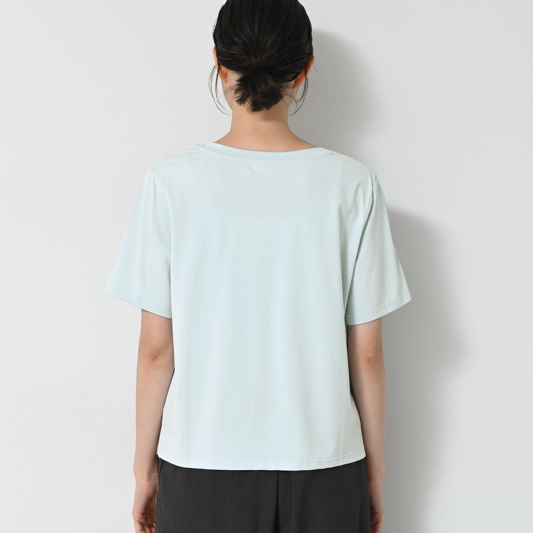 Dessin「【洗える】チュール刺繍Tシャツ」|Tシャツ・カットソー|