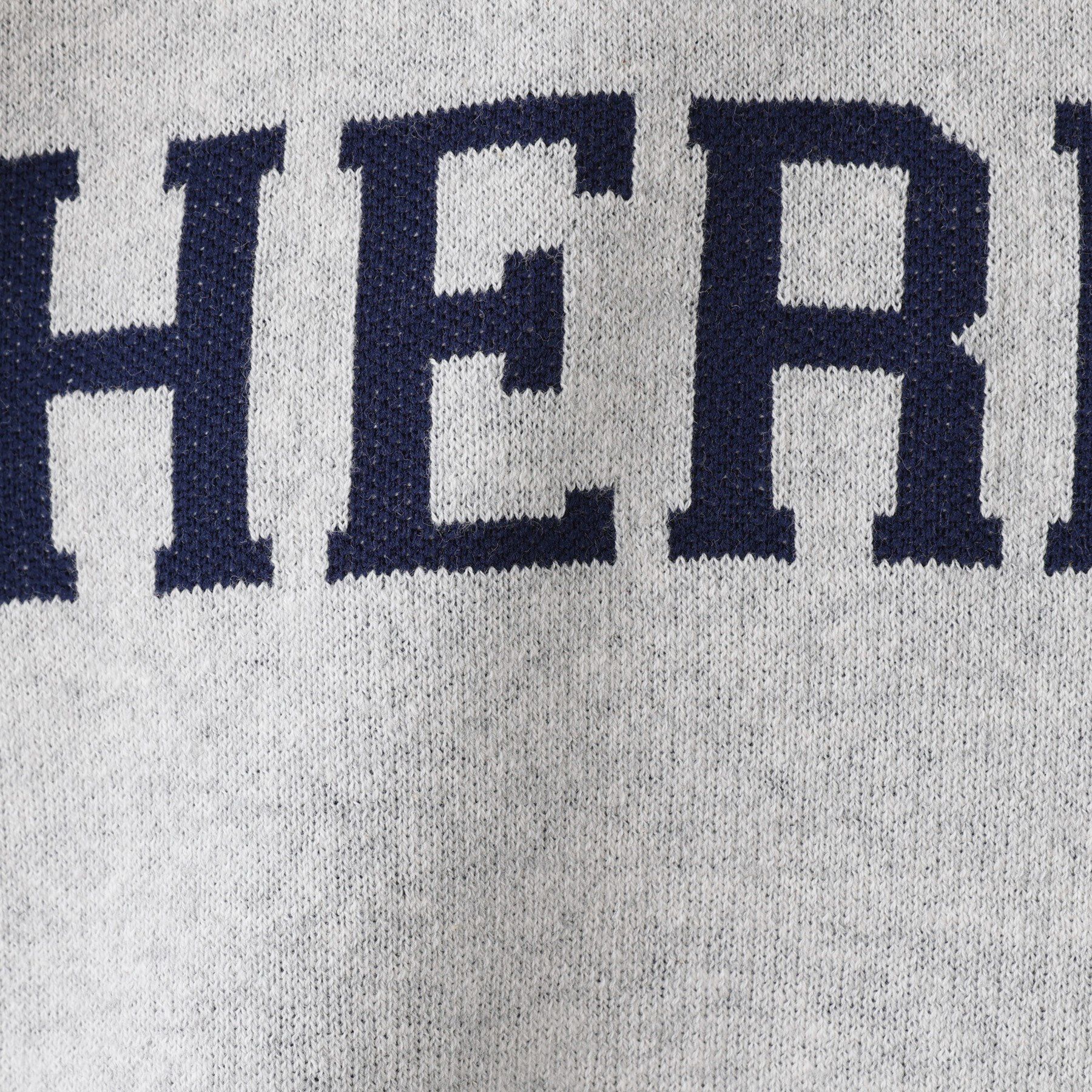 Dessin「【ユニセックス／洗える】ロゴコットンジャカード」|ニット・セーター|