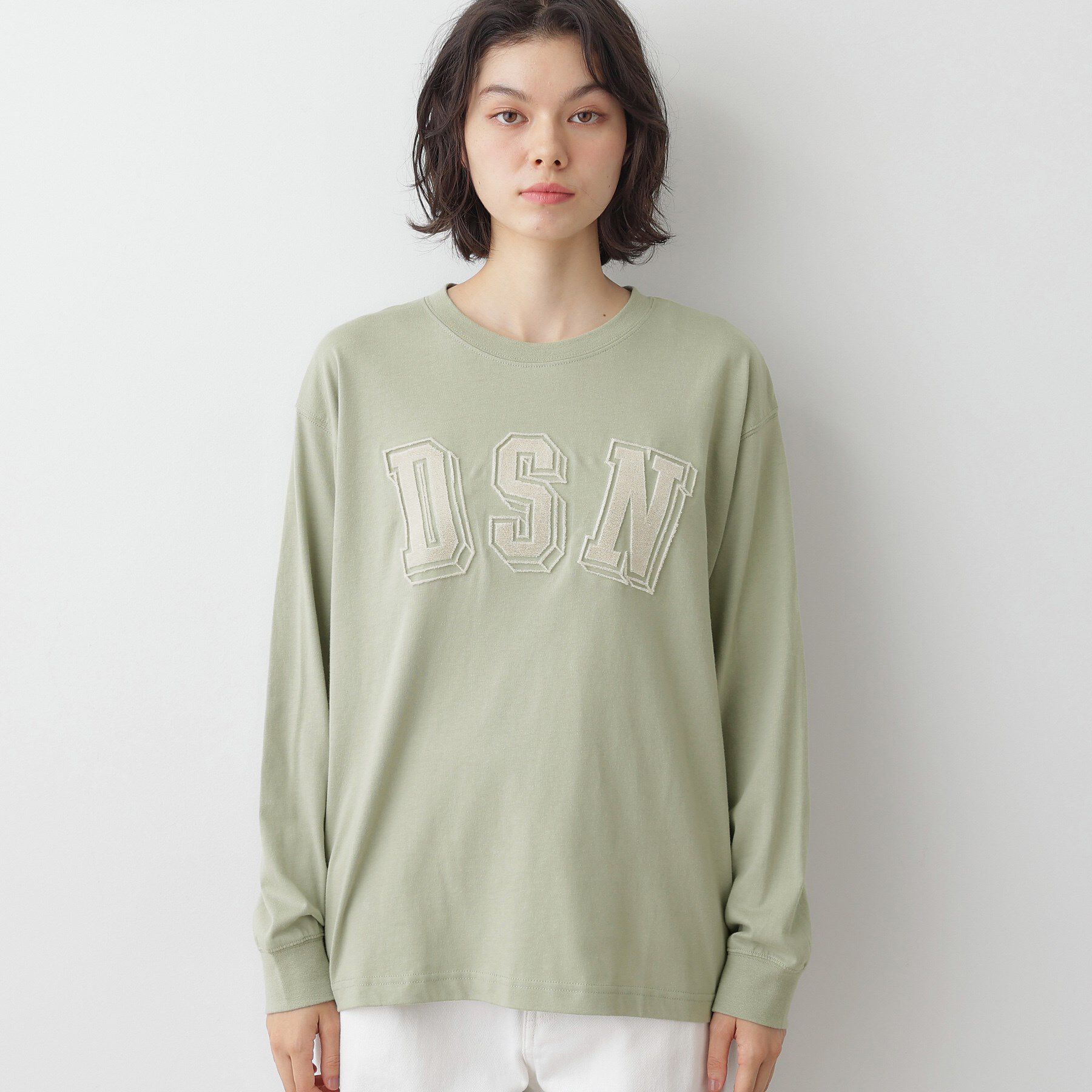 Dessin「【ユニセックス/洗える】ビッグロゴロンT」|Tシャツ・カットソー|