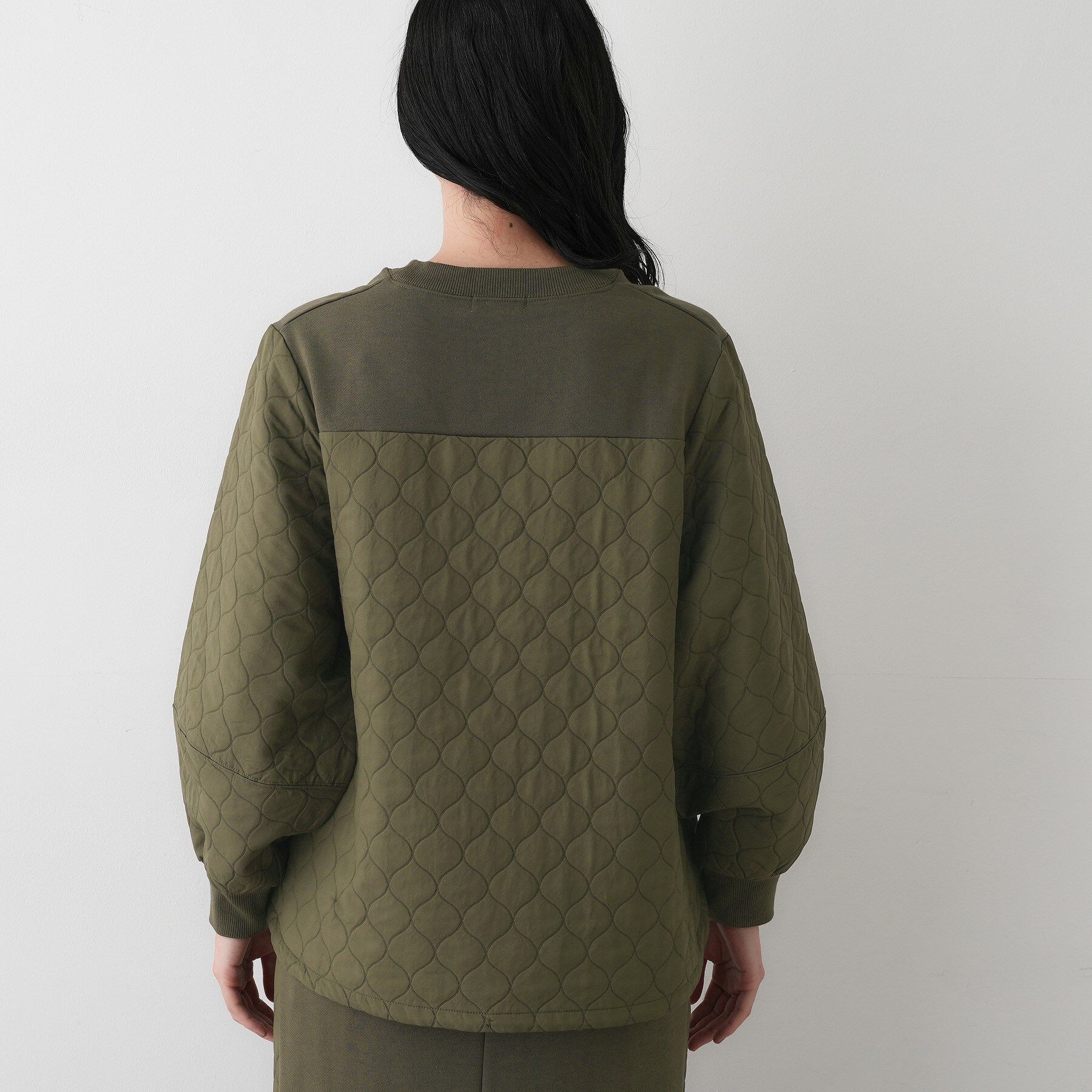 Dessin「【セットアップ可/洗える】裏毛キルトトップス」|Tシャツ・カットソー|