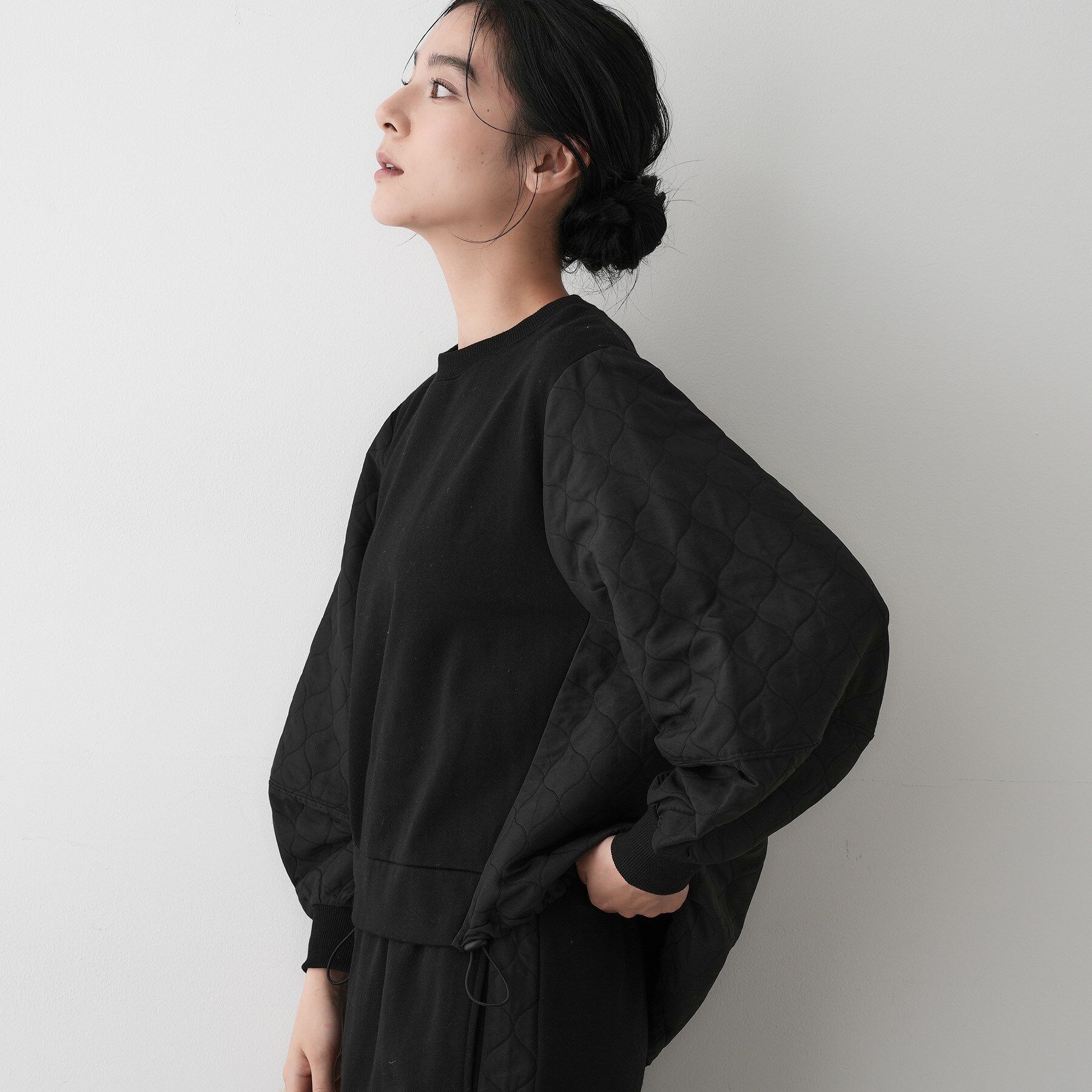 Dessin「【セットアップ可/洗える】裏毛キルトトップス」|Tシャツ・カットソー|