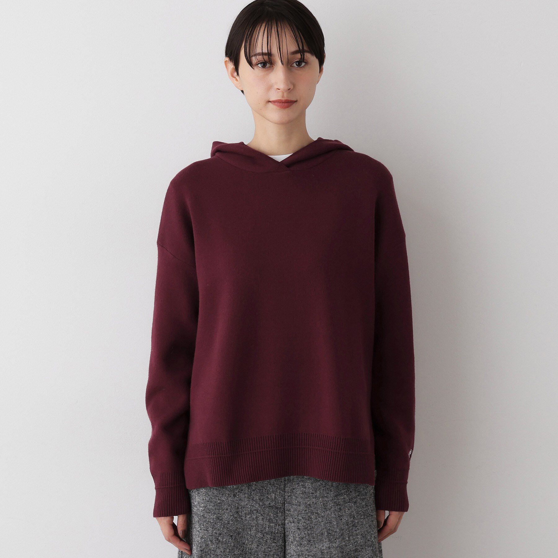 Dessin「【洗える／体型カバー】ちょうどいいニットパーカ」|ニット・セーター|