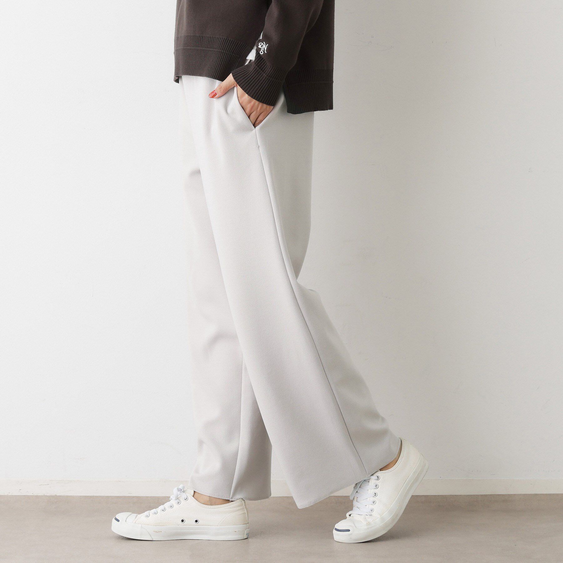 Dessin「【セットアップ可/洗える】ドライタッチジョーゼットリラクシーパンツ」|その他|