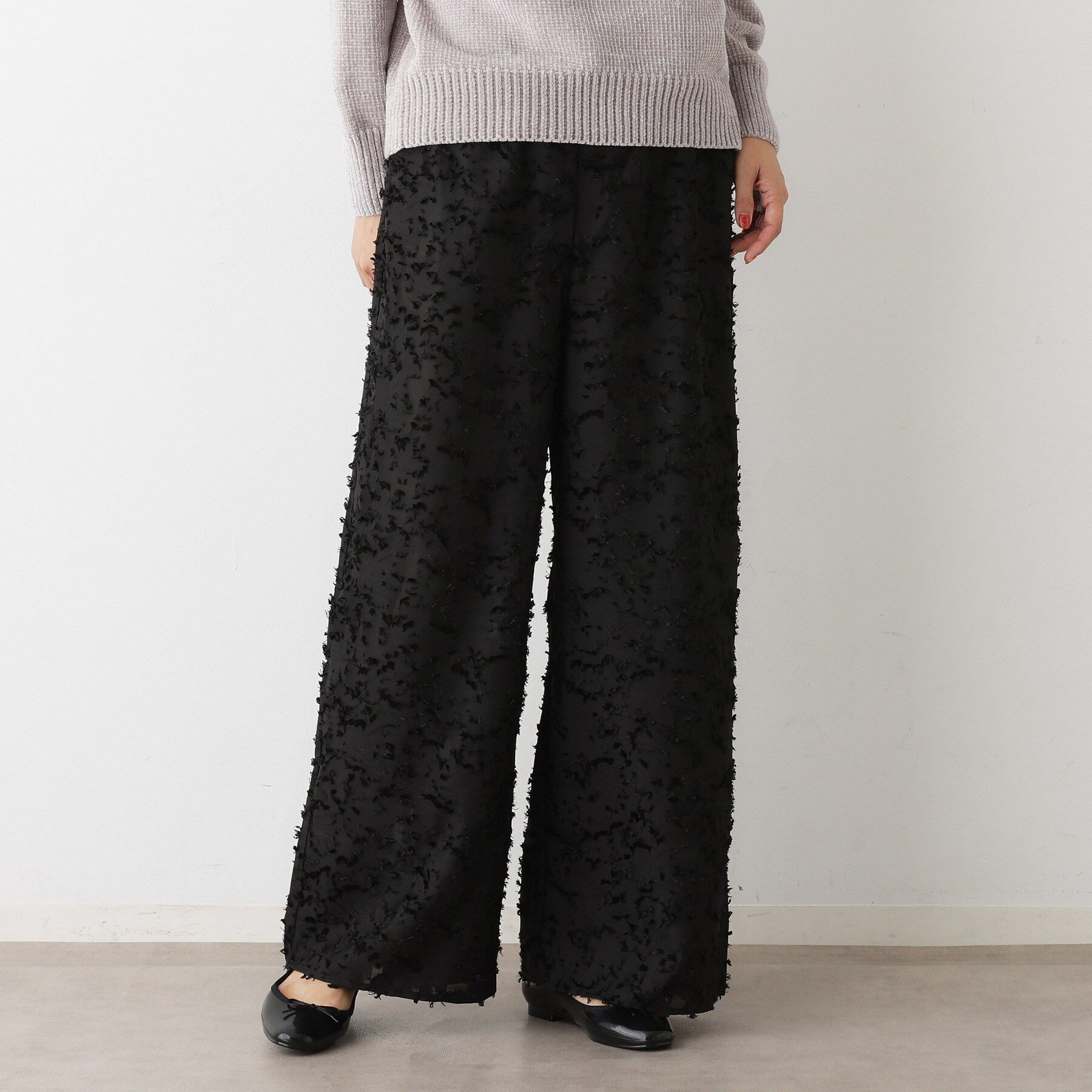 Dessin「【2点セット／洗える】パンツレイヤードワンピース」|ワンピース|