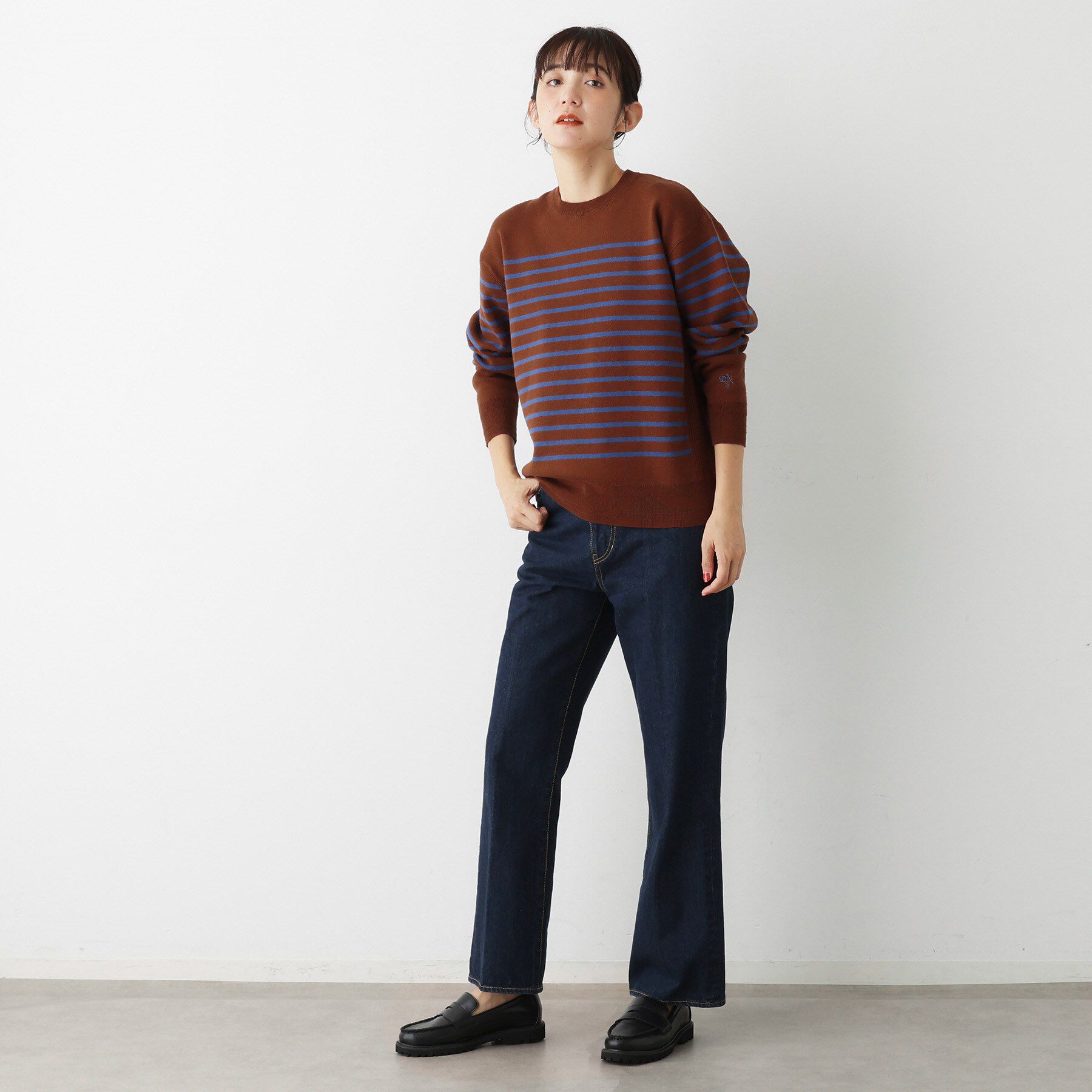 Dessin「【ユニセックス／洗える】コットンカシミヤブレンドセーター」|ニット・セーター|