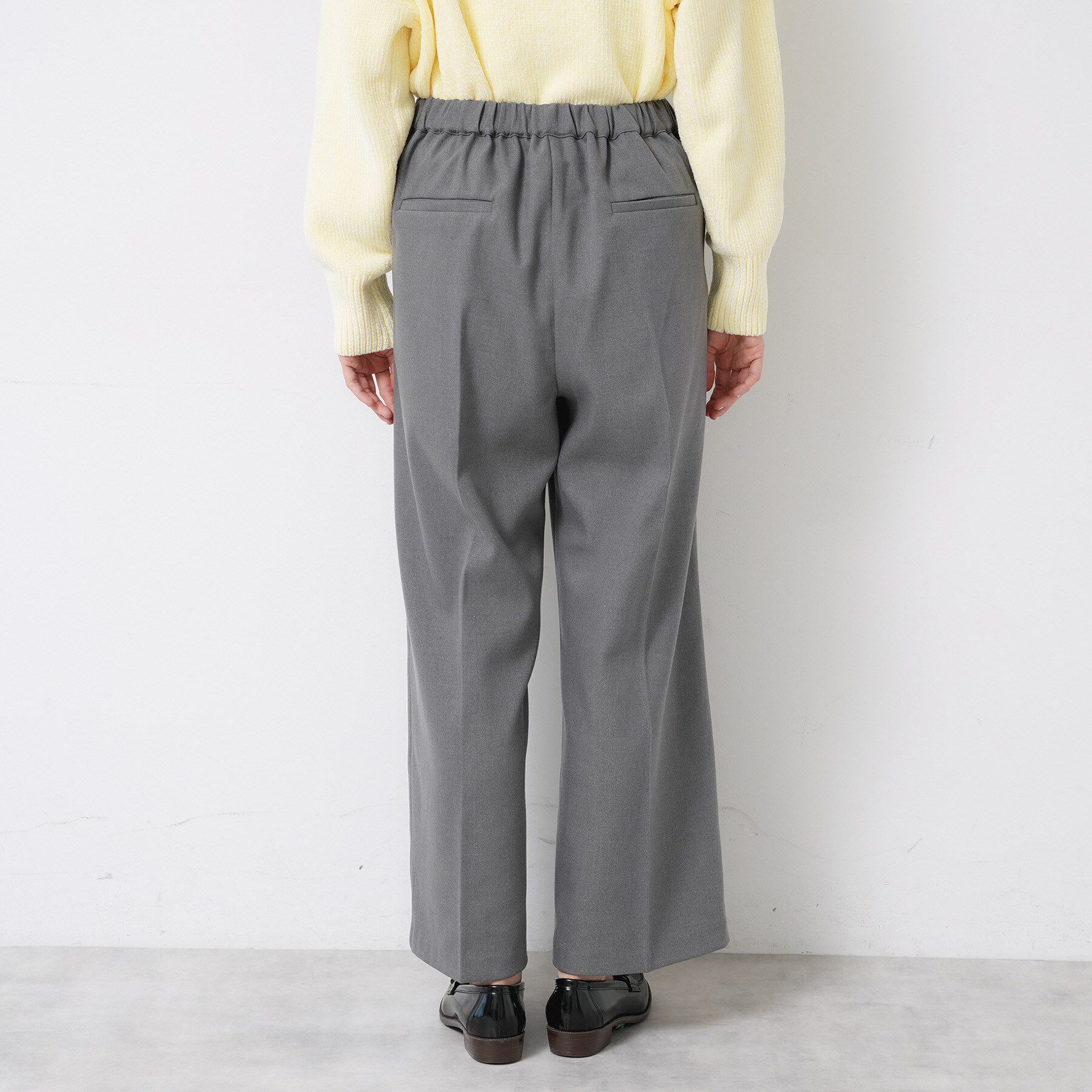 Dessin「【洗える】裏起毛セミワイドツイルパンツ」|その他|