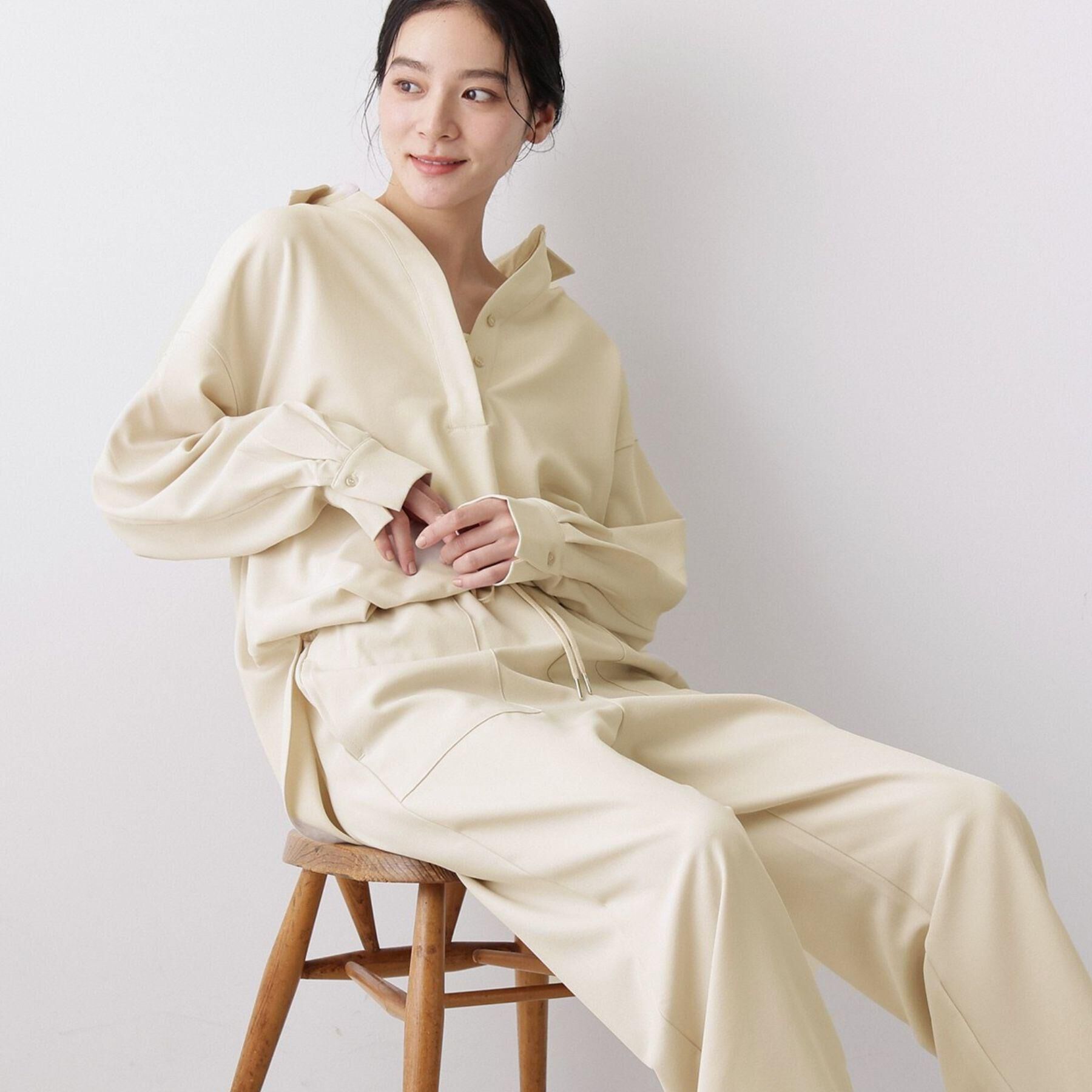 Dessin「【2点セット・洗える】メランジツイルセットアップ」|スーツ|