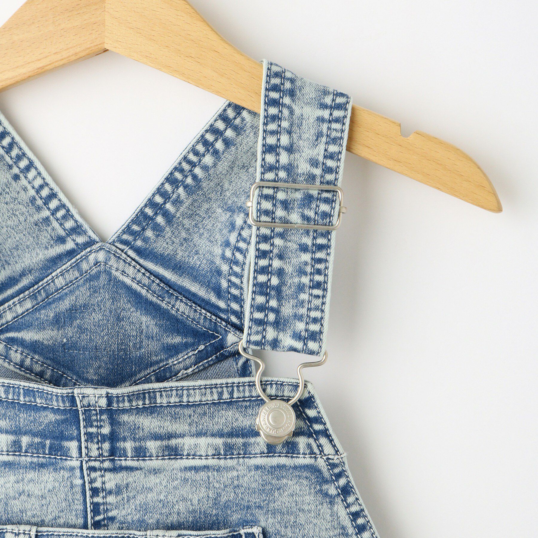 Dessin「ハイストレッチデニムジャンパースカート」|ワンピース|