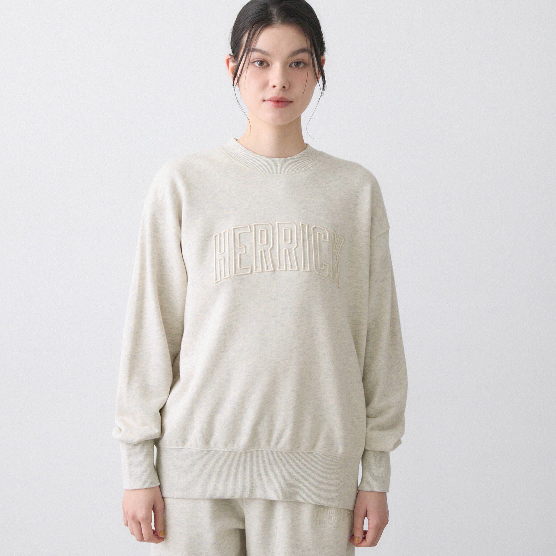 Dessin「【ユニセックス/セットアップ可】オーガニック裏毛ロゴスウェット」|パーカー|