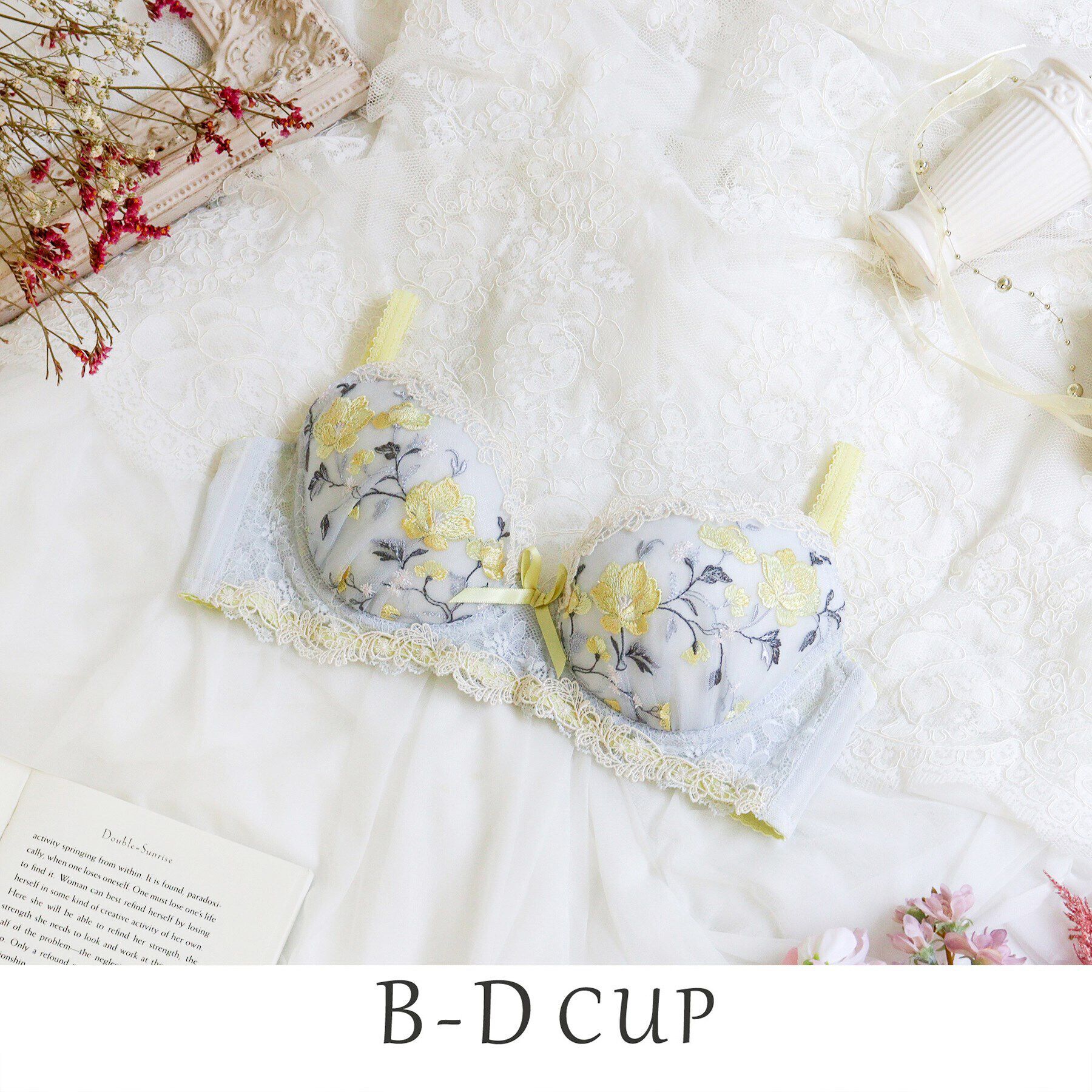 Risa Magli「ミステル ブラジャー」|インナー|ブルー(092)