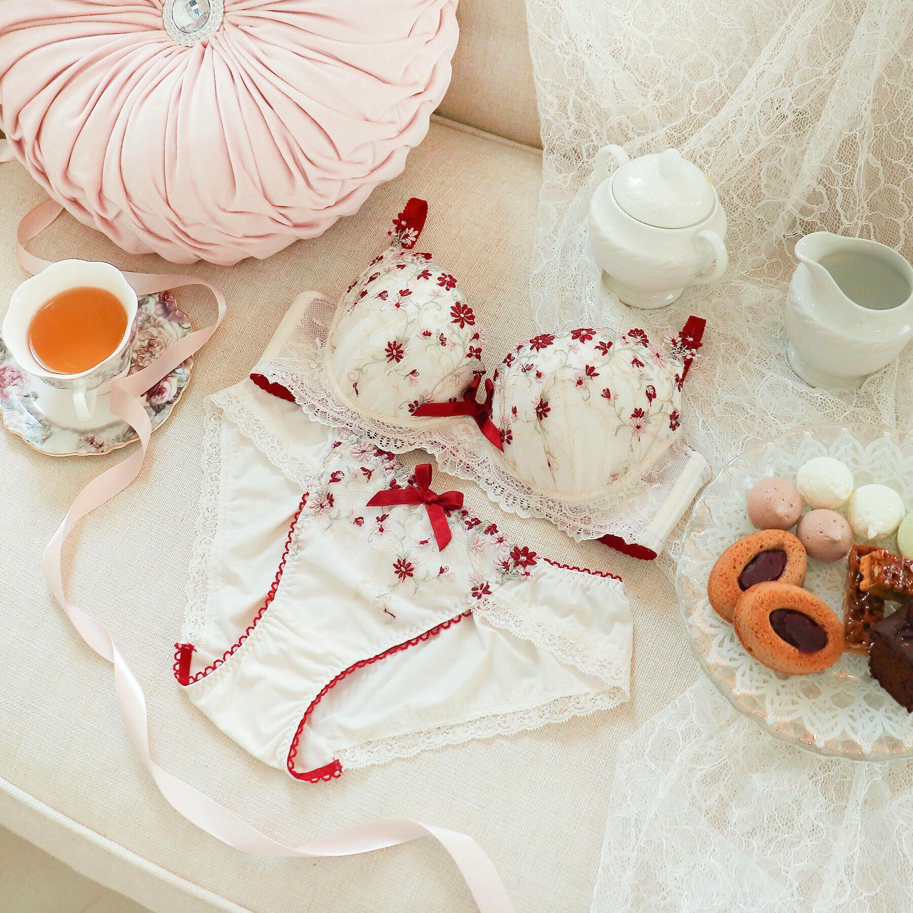 Risa Magli「ティナ ブラジャー（B-D）＜スウィートリッチ＞」|インナー|