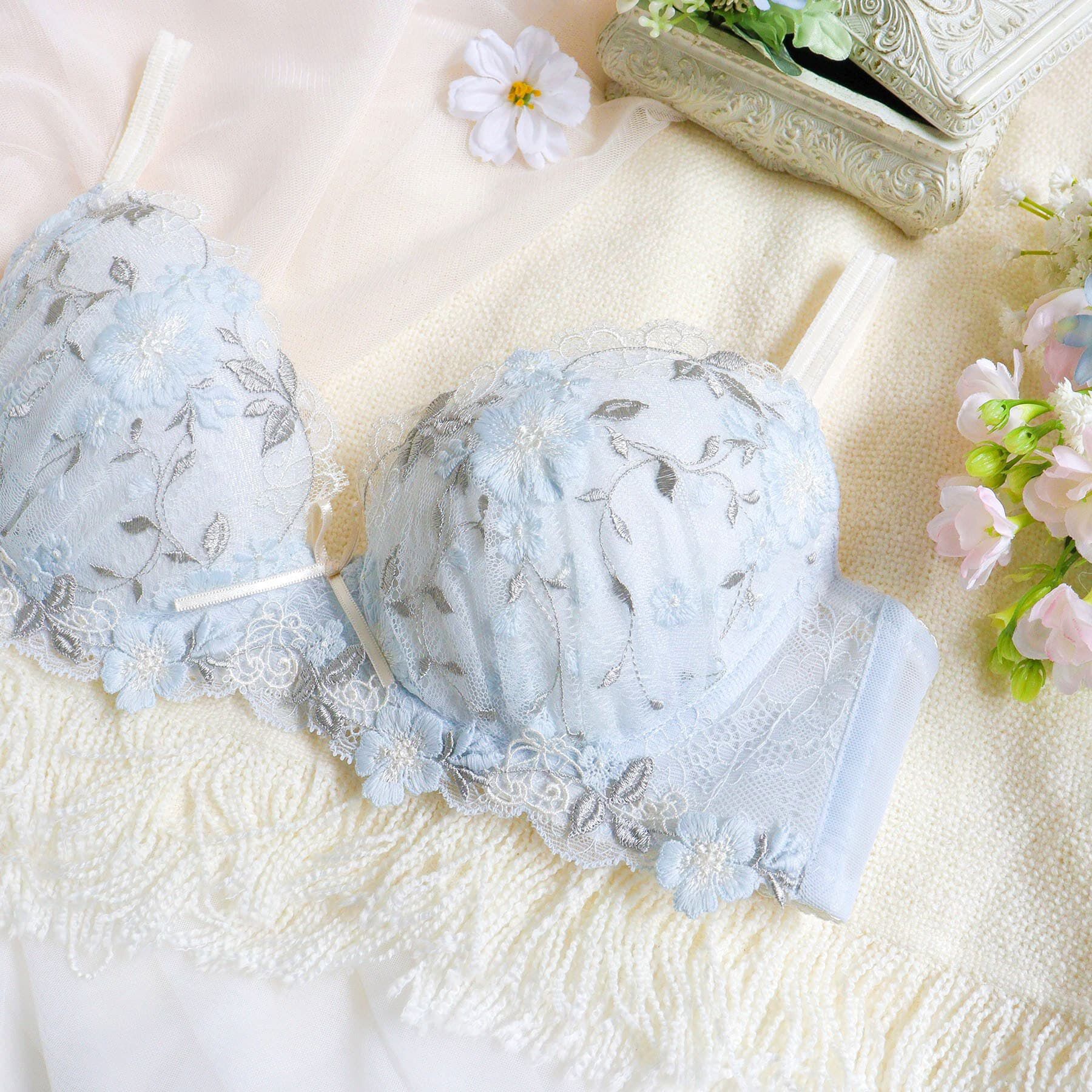 Risa Magli「シュクリエ ブラジャー（E-F）」|インナー|