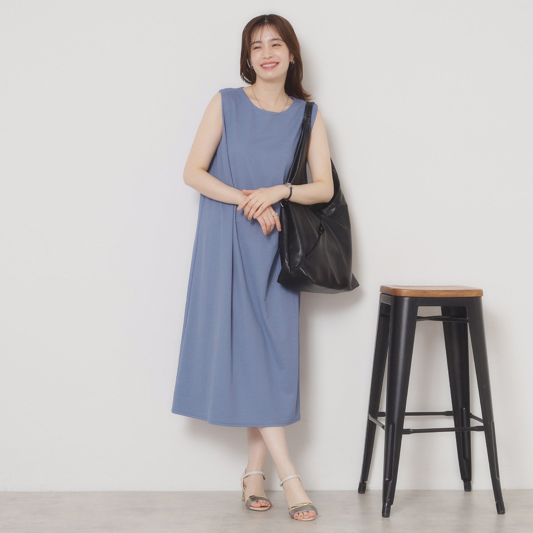 ITS&rsquo;DEMO「【接触冷感／洗濯機OK】カノコカットタックワンピース」|ワンピース|