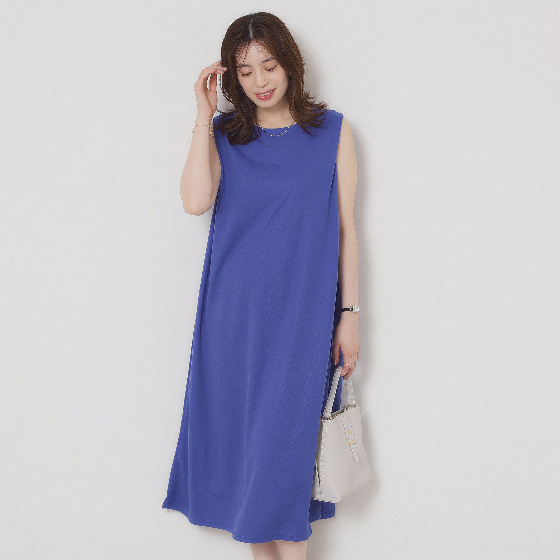 ITS&rsquo;DEMO「【接触冷感／洗濯機OK】カノコカットタックワンピース」|ワンピース|