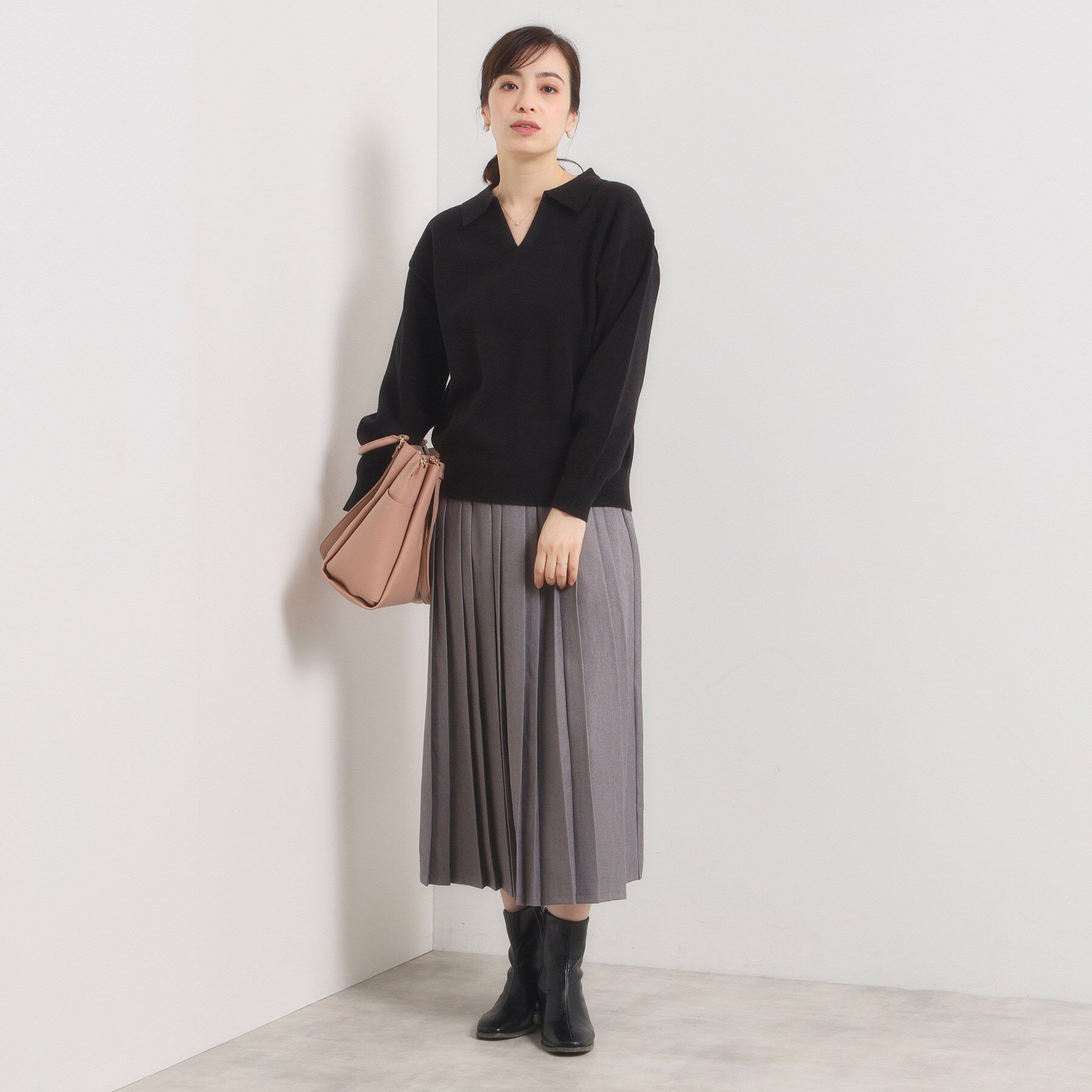 ITS&rsquo;DEMO「【手洗い可】襟付きニット」|ニット・セーター|