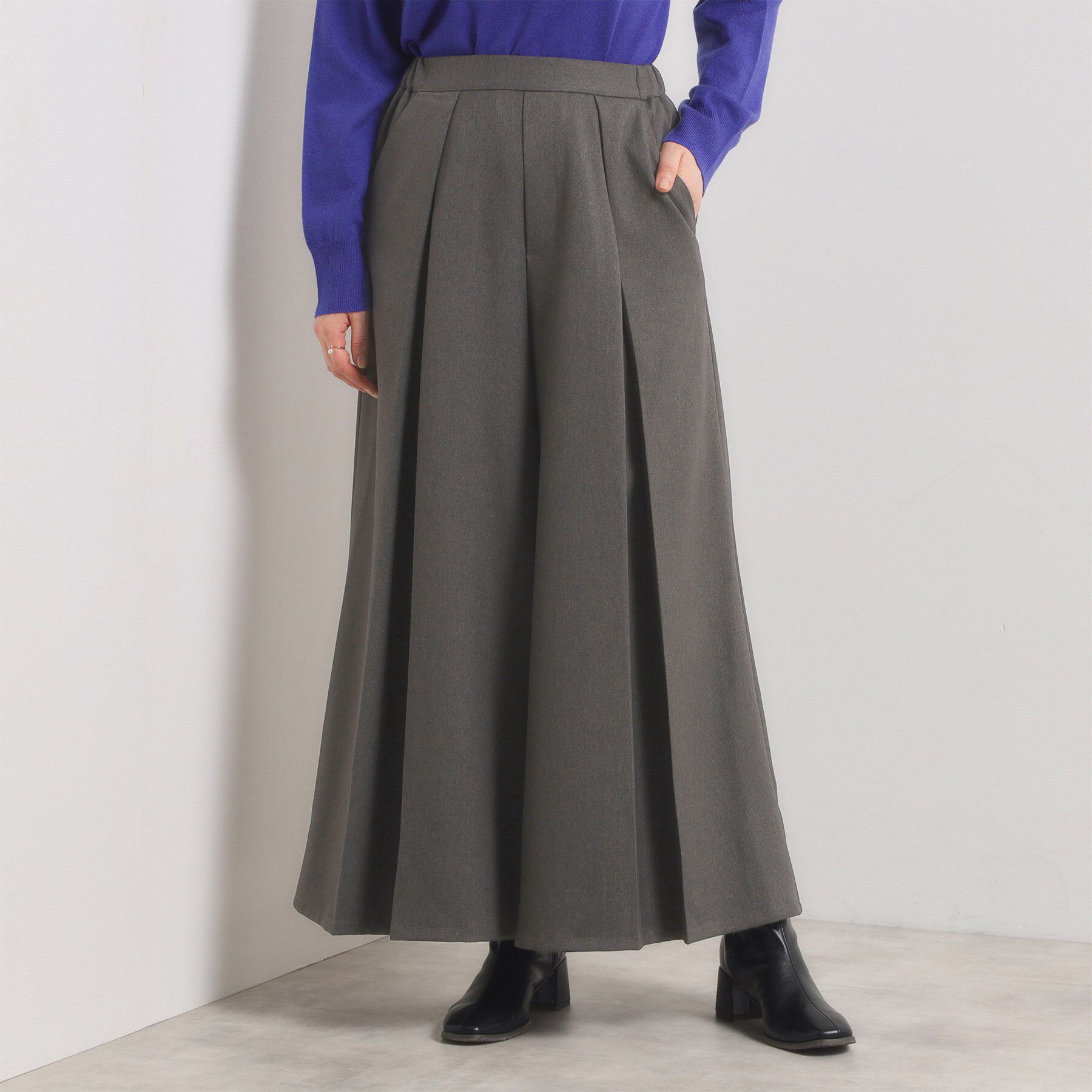 ITS&rsquo;DEMO「【手洗い可】ツイルタックワイドパンツ」|その他|