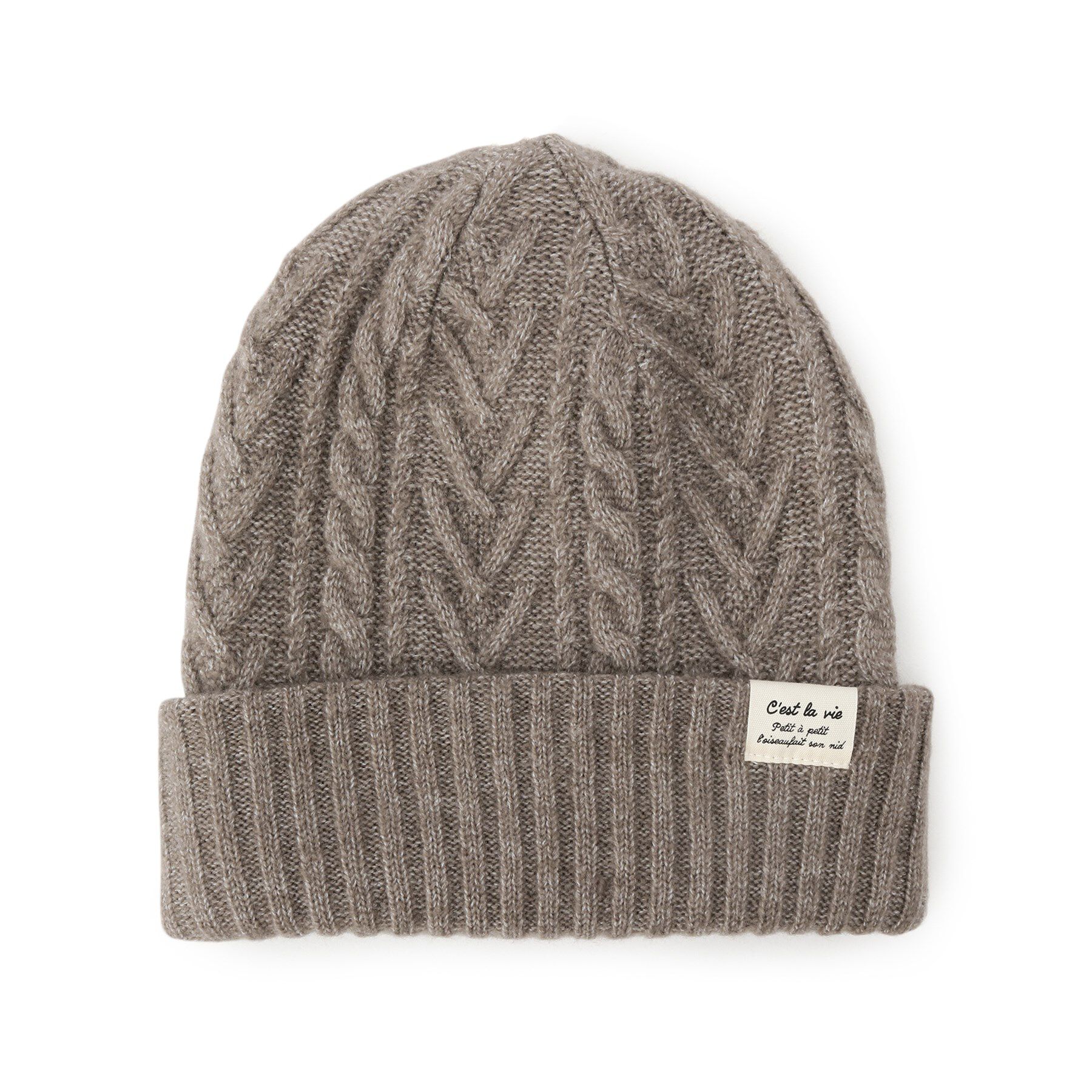 ITS&rsquo;DEMO「【リバーシブル／手洗い可】2WAYリブ編みニット帽」|ニット帽|