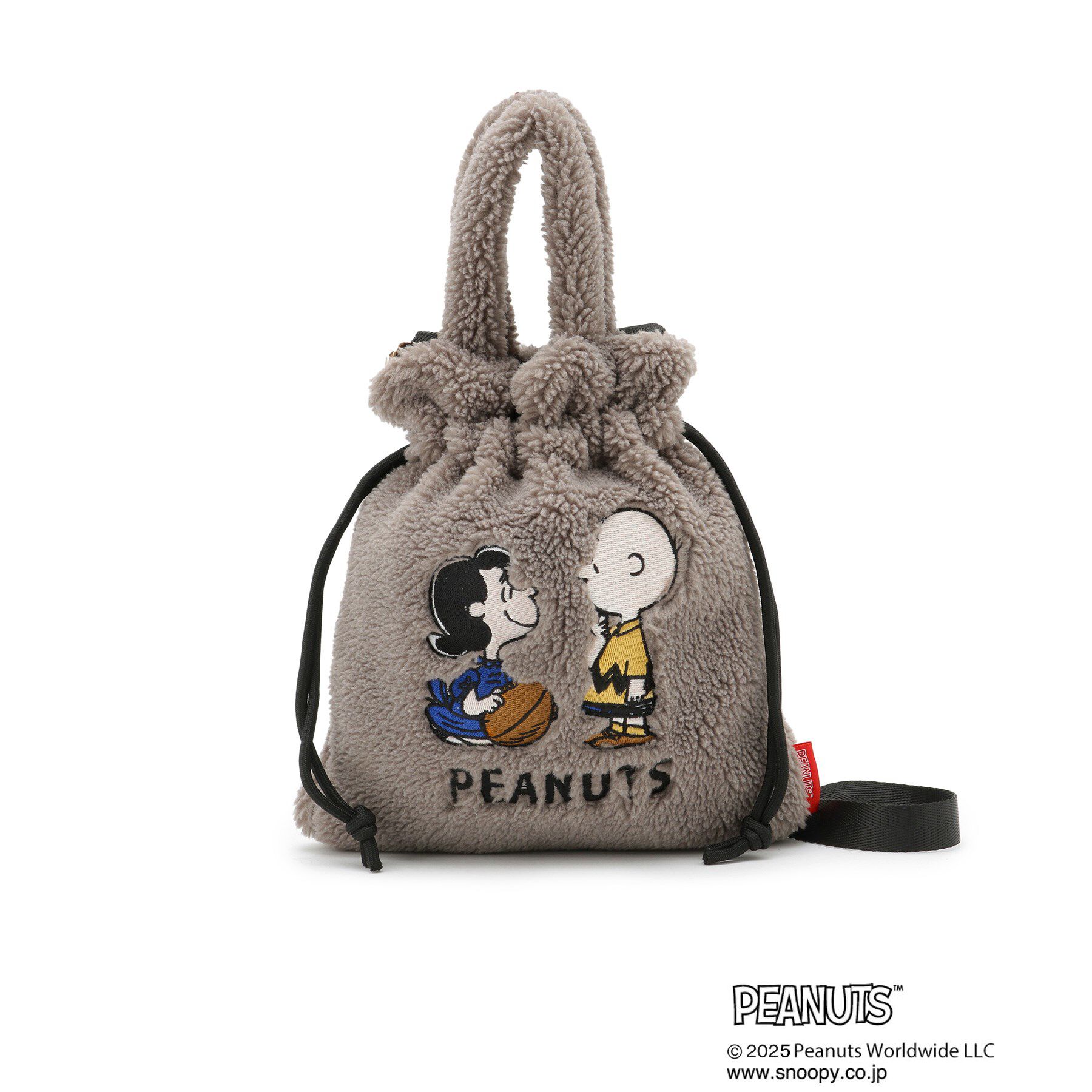 ITS&rsquo;DEMO「＜PEANUTS＞ボア刺繍ショルダー」|ショルダー・メッセンジャー|