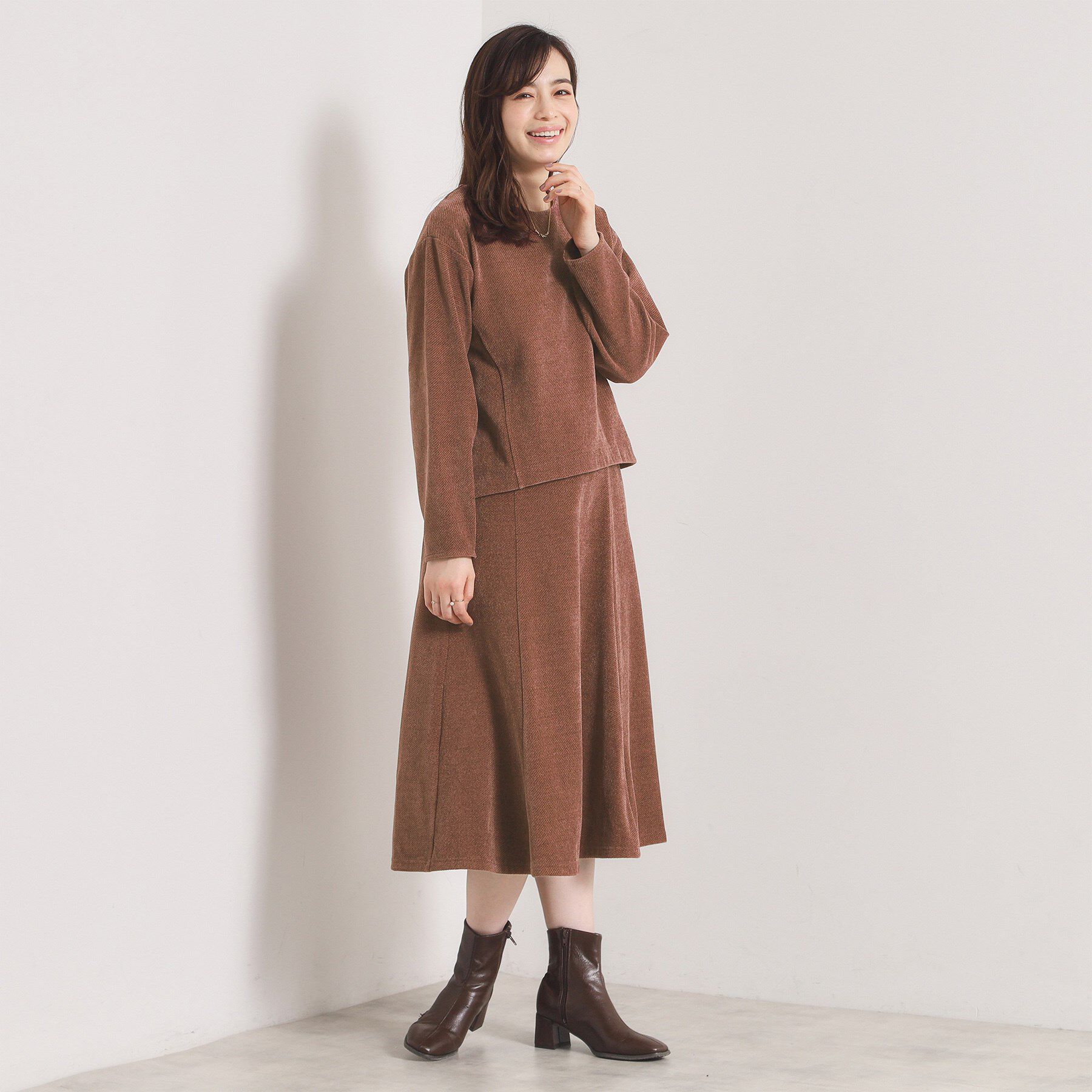 ITS&rsquo;DEMO「【手洗い可／セットアップ可】カットツイルプルオーバー」|Tシャツ・カットソー|