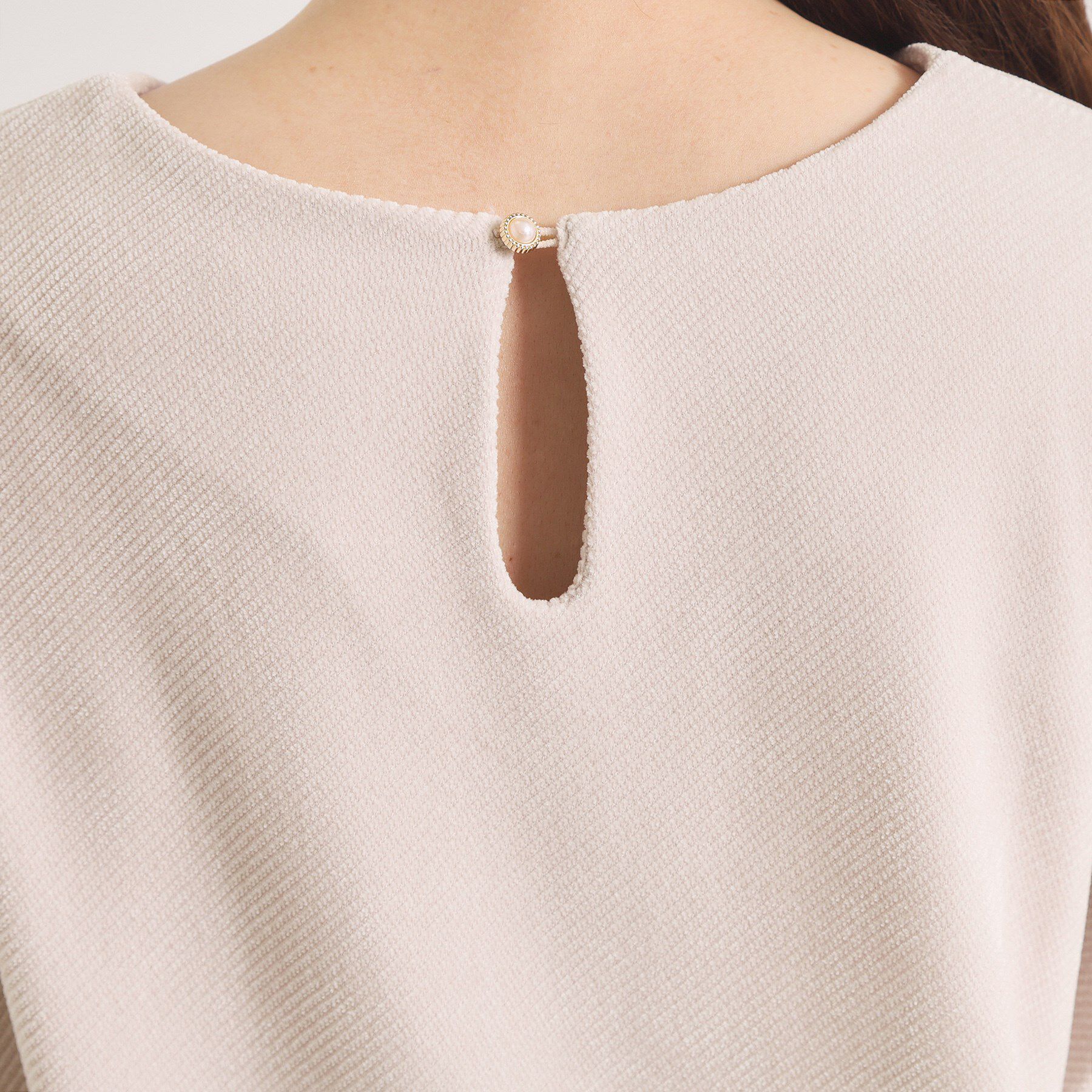 ITS&rsquo;DEMO「【手洗い可／セットアップ可】カットツイルプルオーバー」|Tシャツ・カットソー|