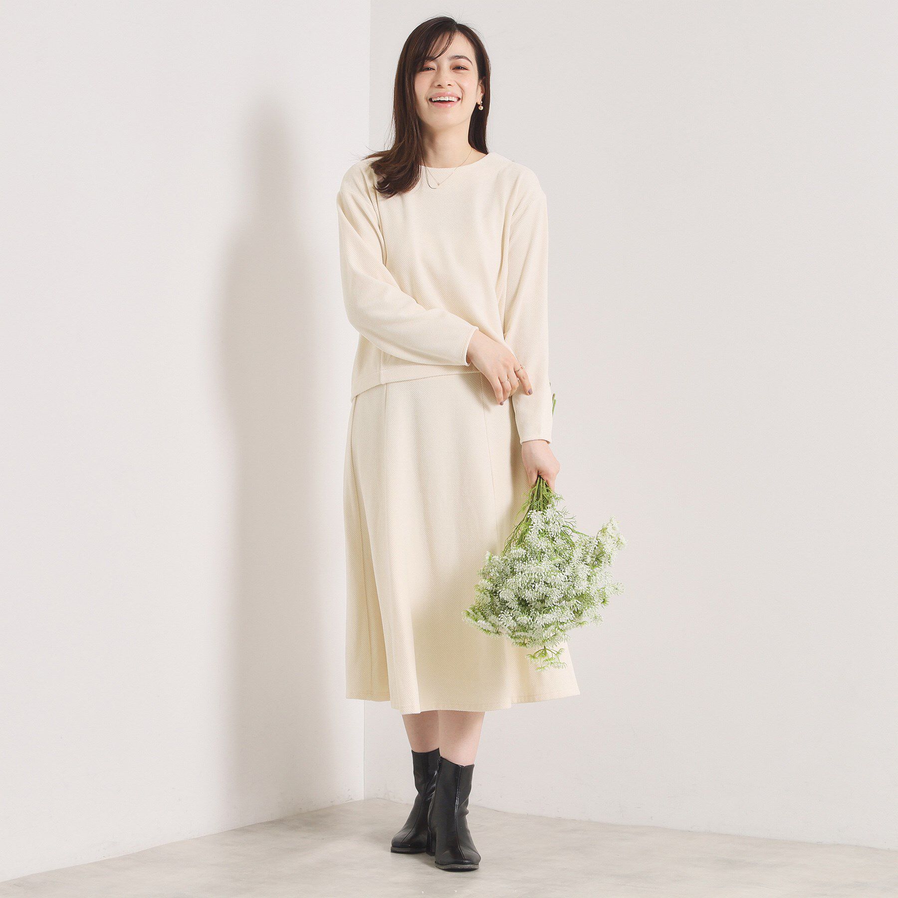 ITS&rsquo;DEMO「【手洗い可／セットアップ可】カットツイルプルオーバー」|Tシャツ・カットソー|