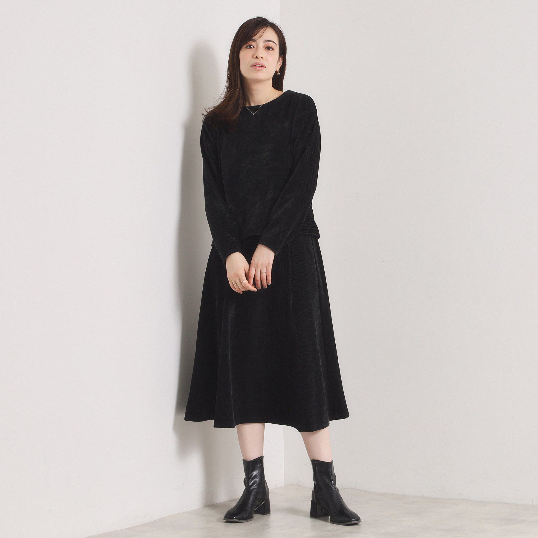 ITS&rsquo;DEMO「【手洗い可／セットアップ可】カットツイルプルオーバー」|Tシャツ・カットソー|