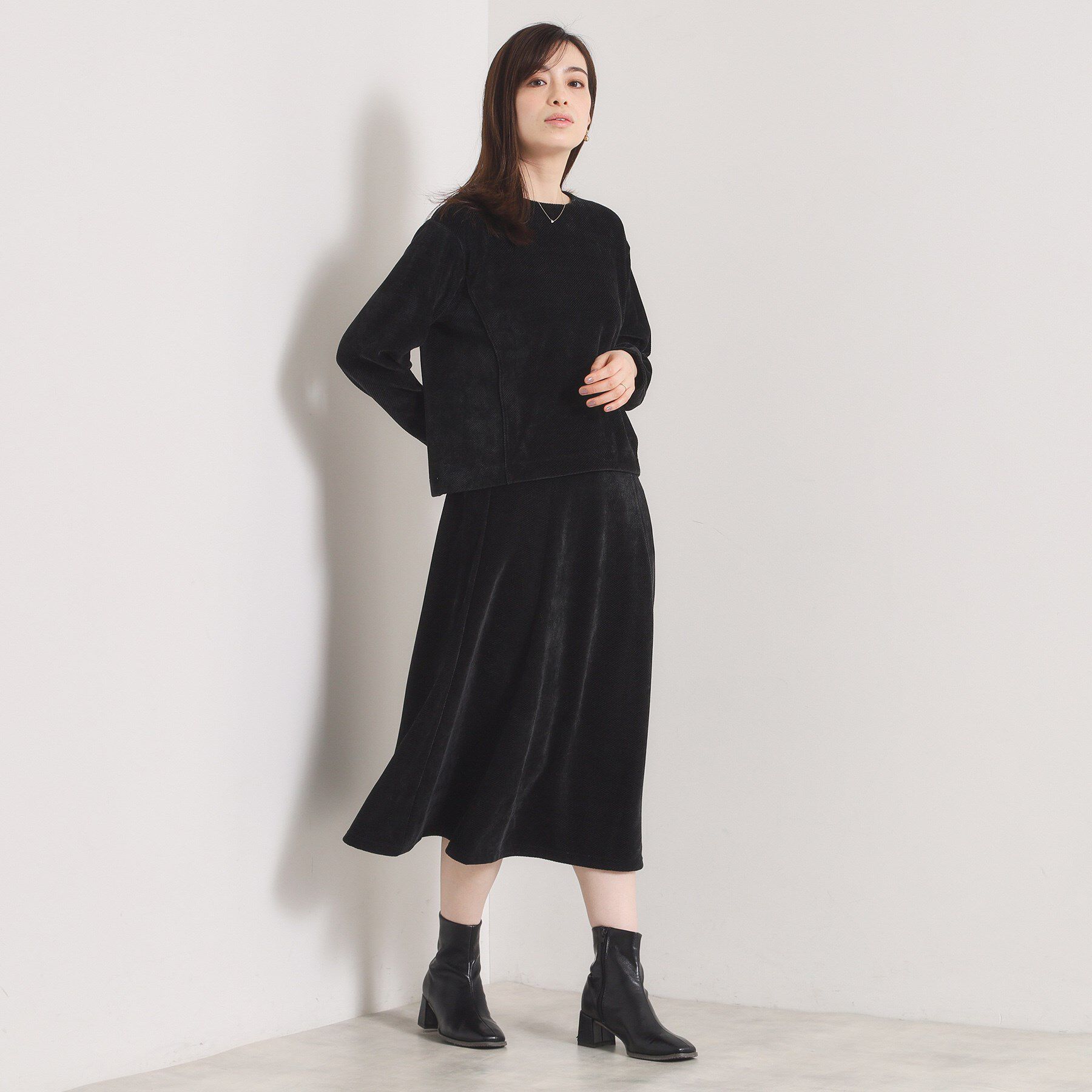 ITS&rsquo;DEMO「【手洗い可／セットアップ可】カットツイルプルオーバー」|Tシャツ・カットソー|