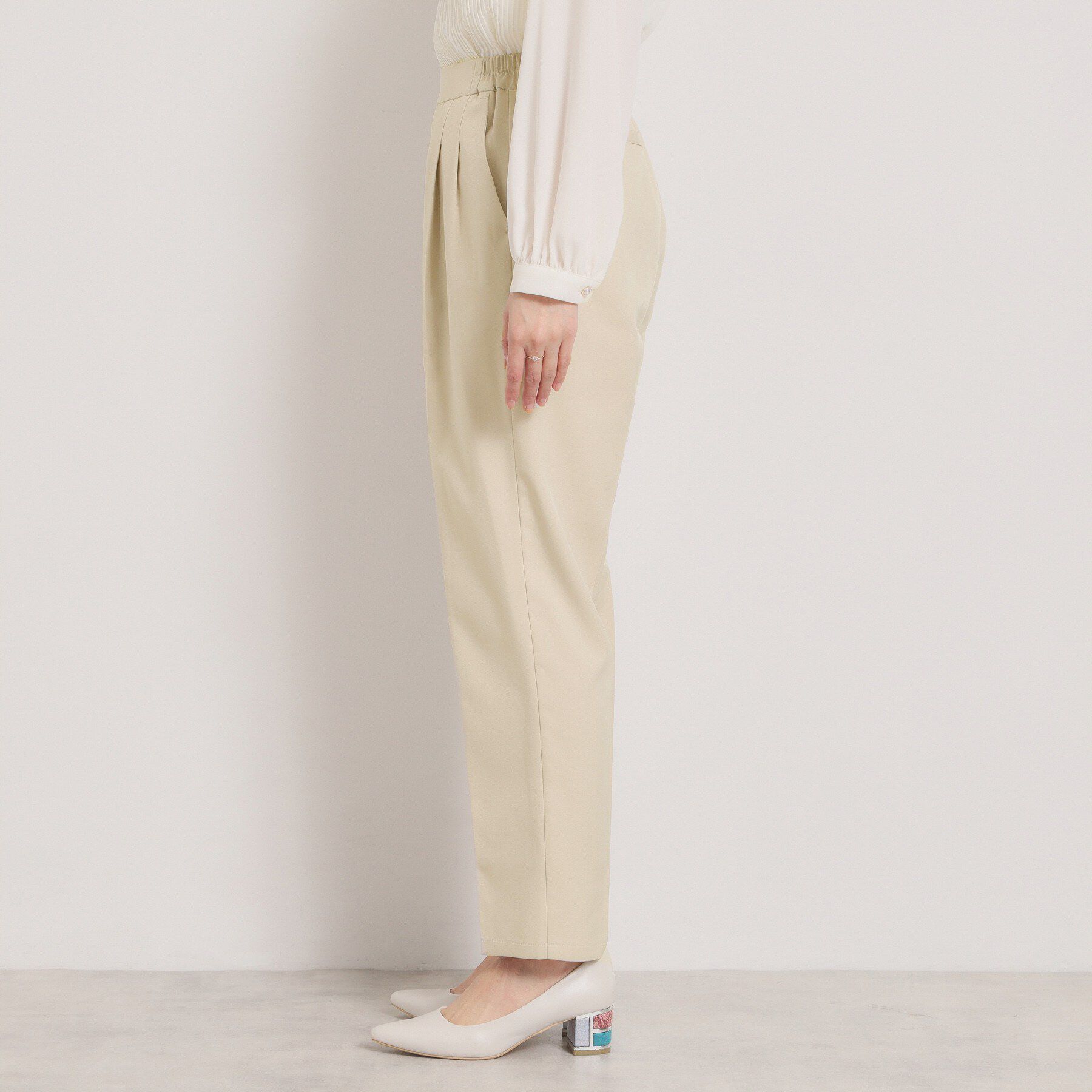 ITS&rsquo;DEMO「【入卒／洗濯機OK／イージーケア】ツイルストレッチテーパードパンツ」|その他|