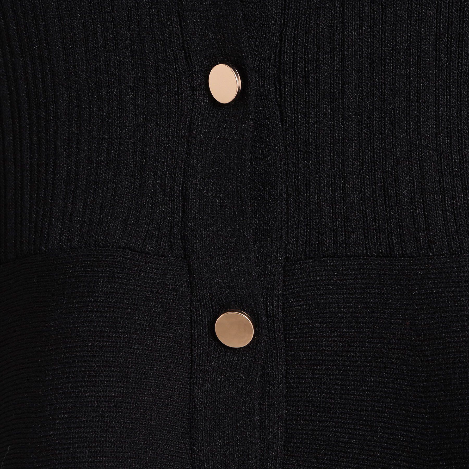 ITS&rsquo;DEMO「【手洗い可】前開きペプラムニット」|ニット・セーター|