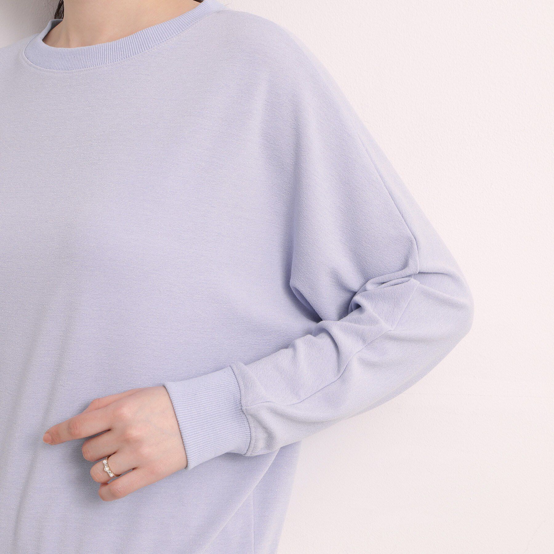 ITS&rsquo;DEMO「【手洗い可】ラメポンチドルマンプルオーバー」|Tシャツ・カットソー|