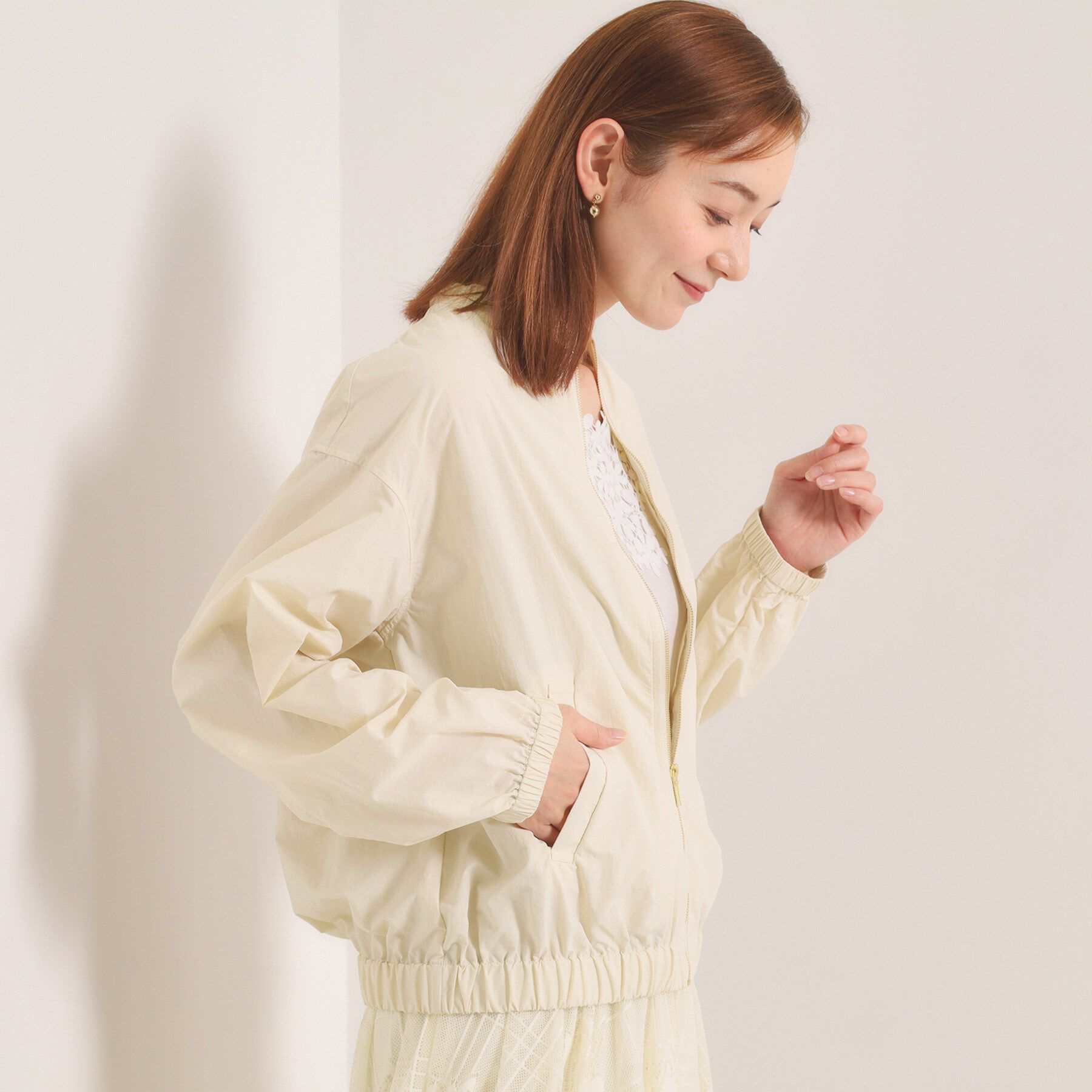 ITS&rsquo;DEMO「【手洗い可】ナイロンブルソン」|ブルゾン・スタジャン|