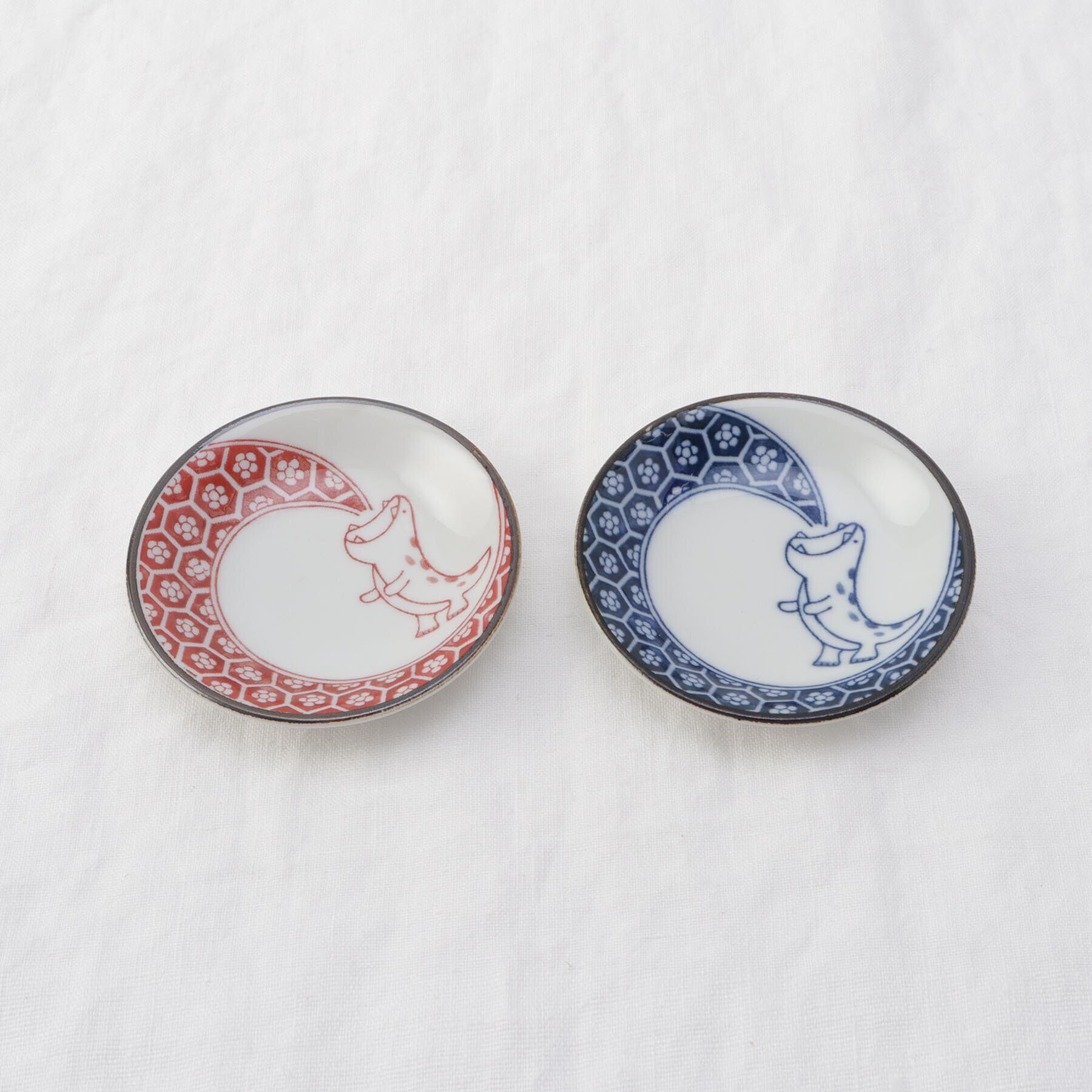 212 KITCHEN STORE「まめ皿・箸置ペア ＜江戸っ子恐竜 ＞」|食器・キッチングッズ|