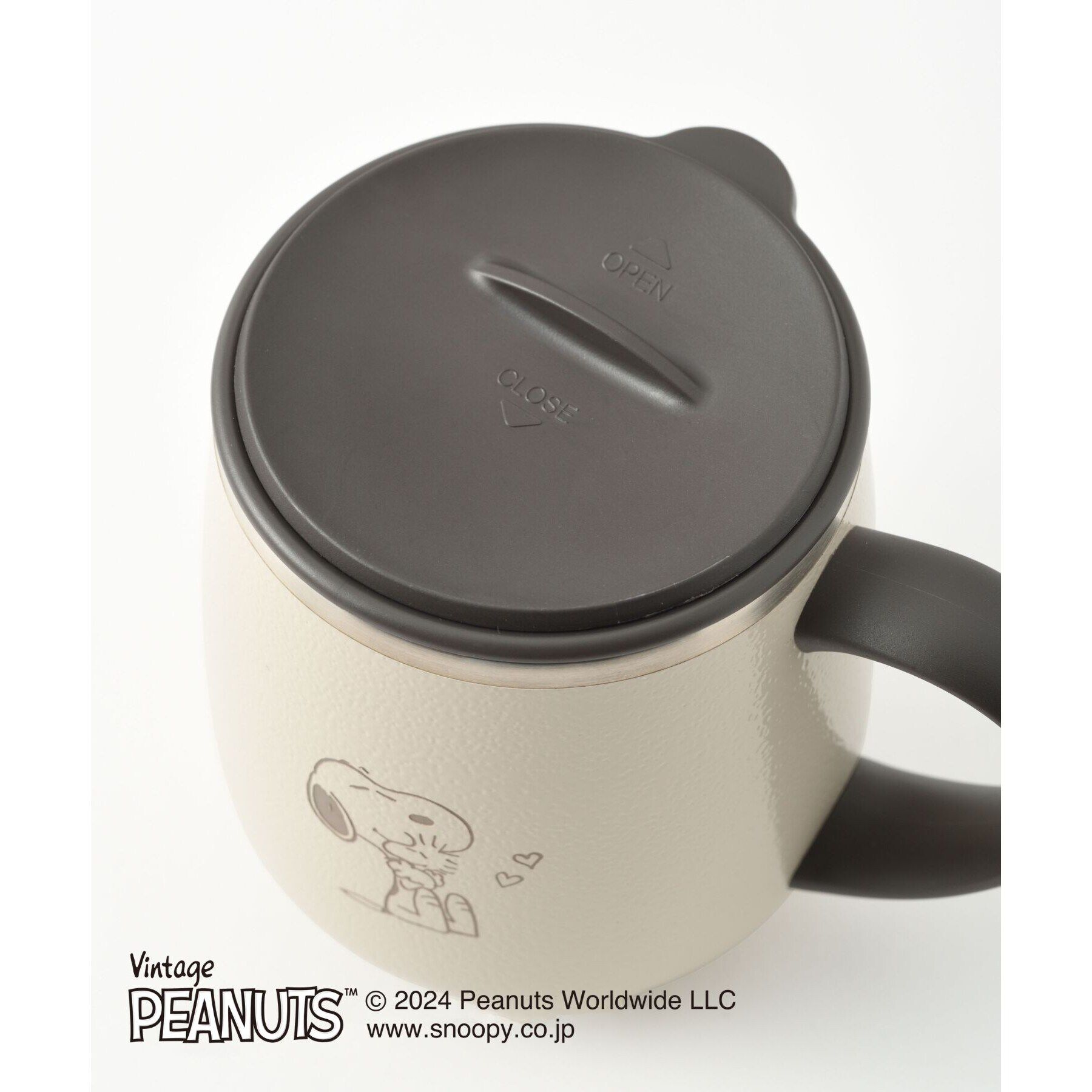 212 KITCHEN STORE「PEANUTS 蓋つきステンレスマグ Short ECUR ＜BRUNO ブルーノ＞」|グラス・マグカップ|