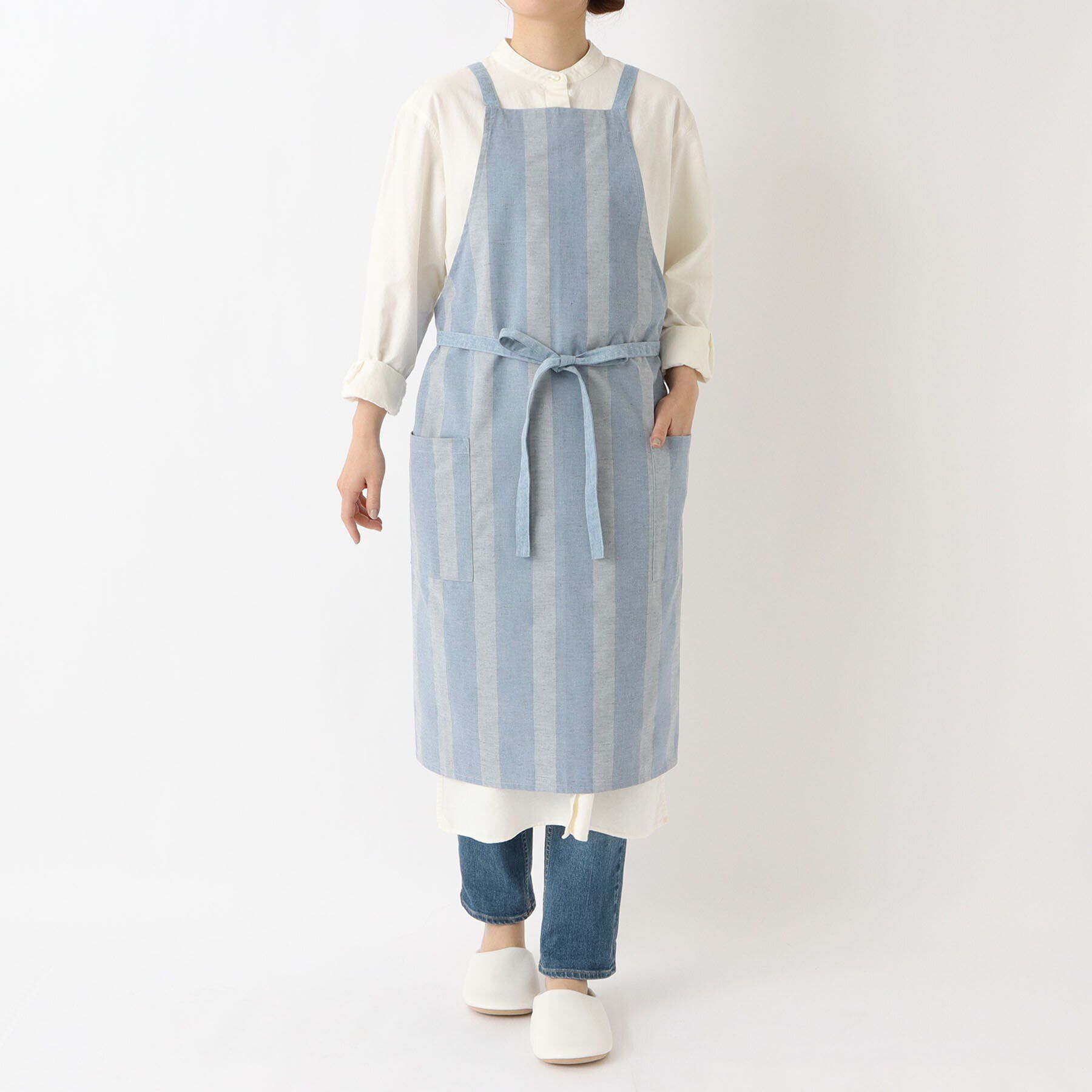 212 KITCHEN STORE「サーキュリック フルエプロン ストライプ ＜212Kオリジナル＞」|食器・キッチングッズ|