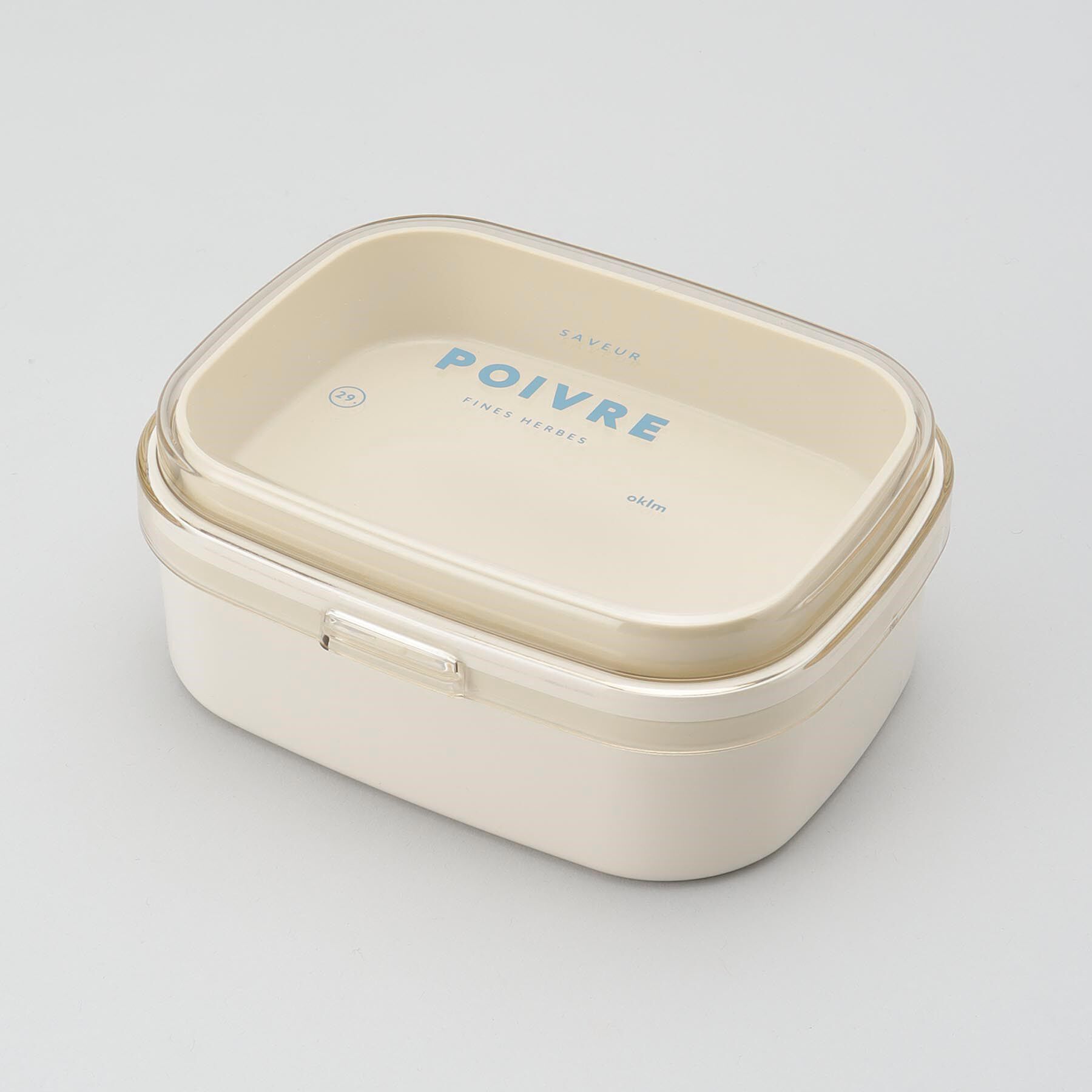 212 KITCHEN STORE「ポワブル 2WAYワンタッチランチ2段 L BE」|食器・キッチングッズ|