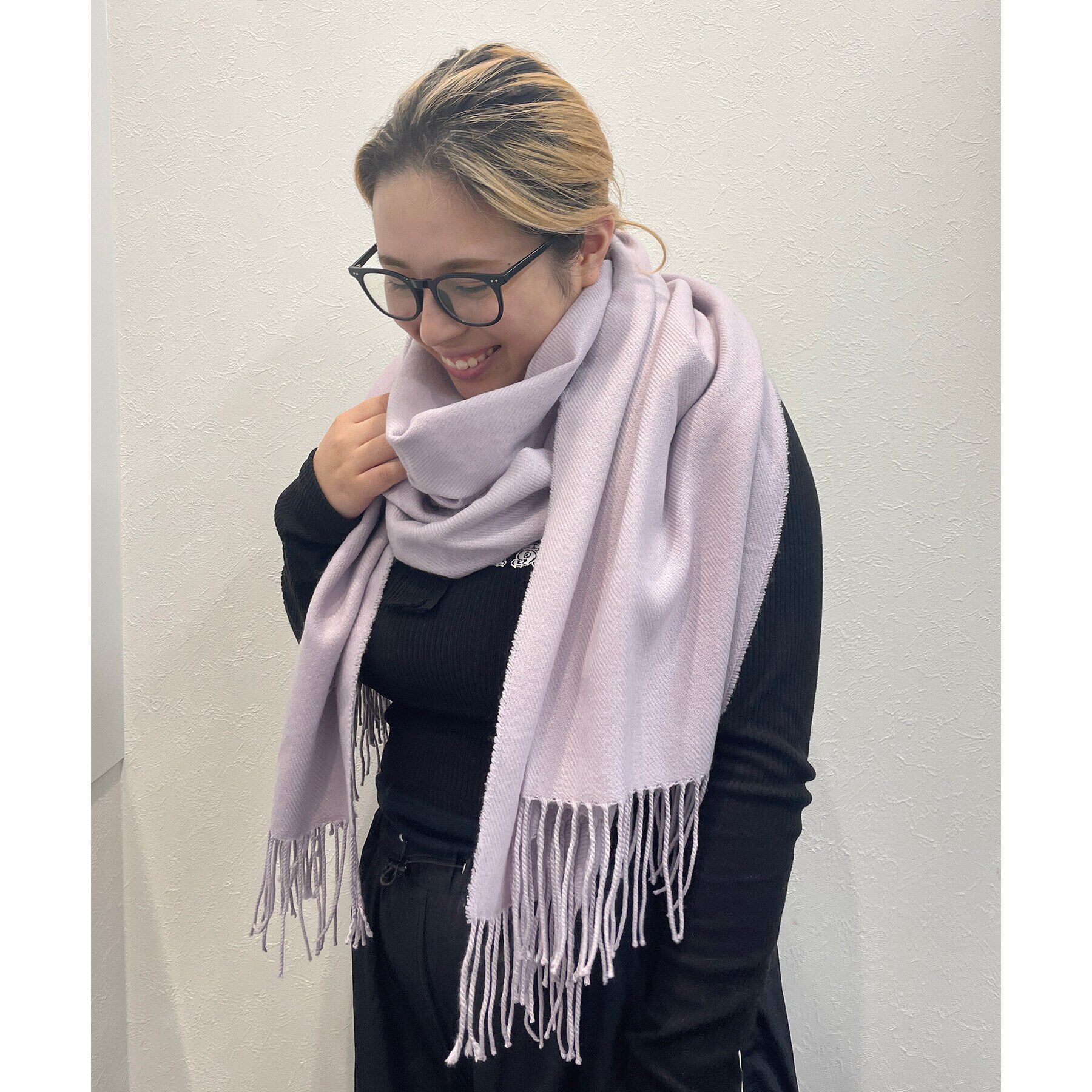 Ober Tashe「洗えるシンプルカラーストール 累計販売約5000枚【防寒／マフラー／無地／ギフト】」|ストール|