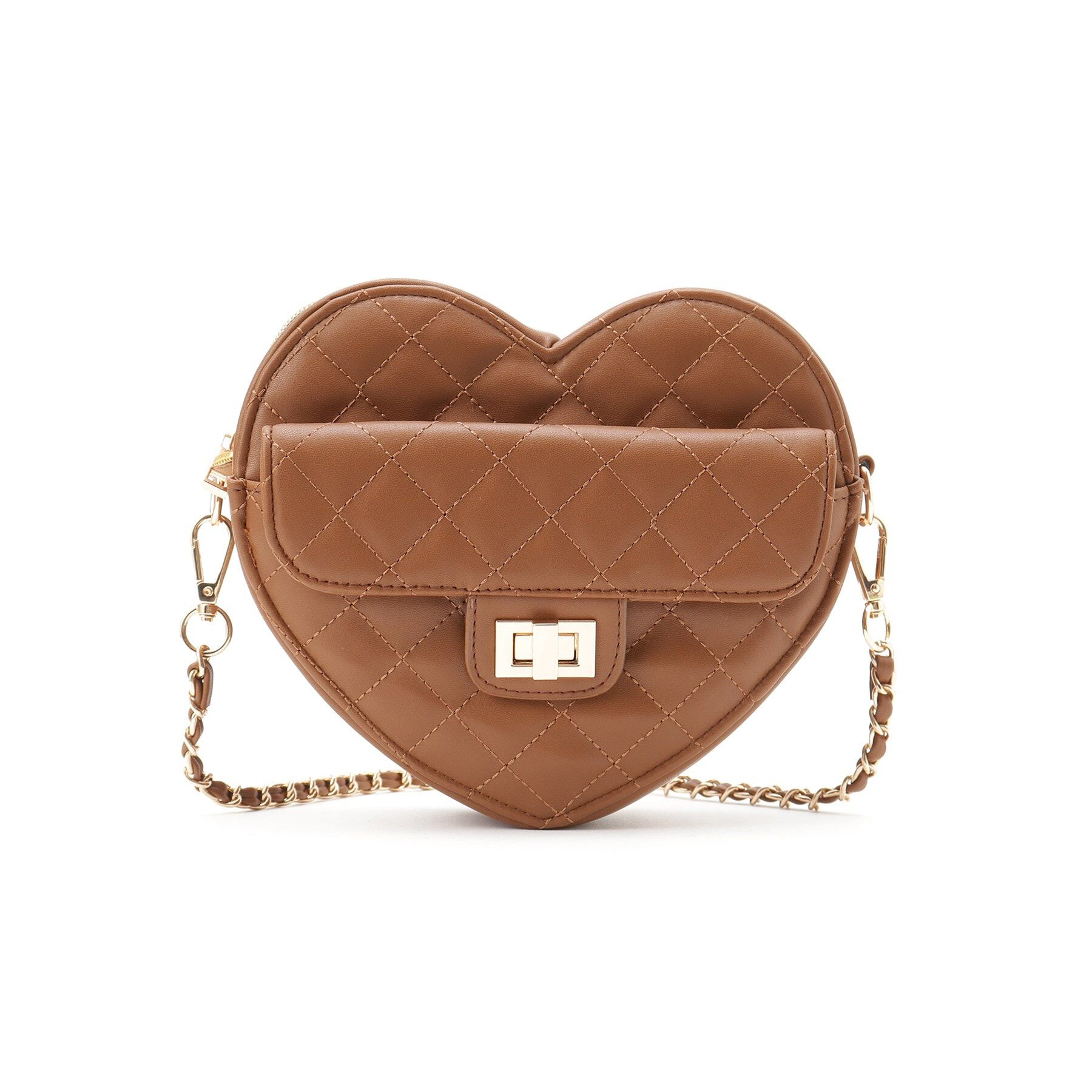 Ober Tashe「ハート キルト チェーンベルト ショルダーバッグ」|ショルダー・メッセンジャー|