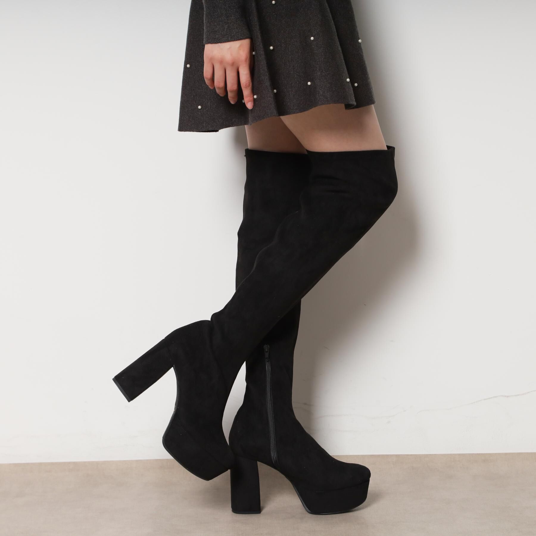 ESPERANZA「厚底ラク盛りニーハイブーツ」|ショートブーツ|