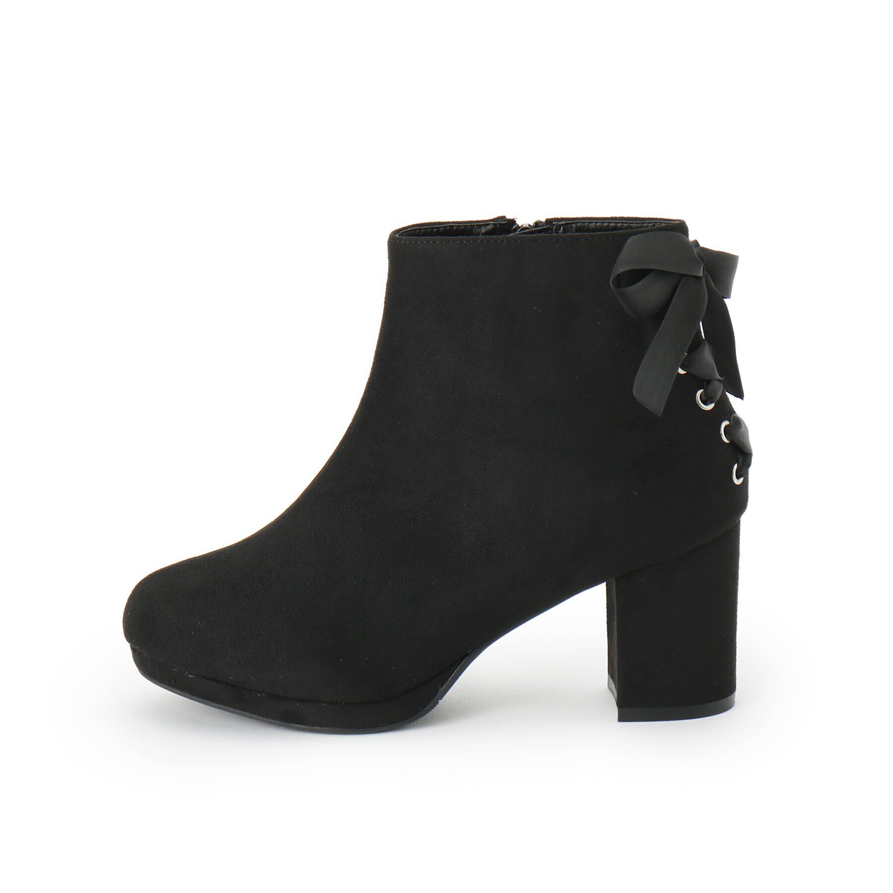 csT&P「バックリボンレースアップブーツ」|ショートブーツ|