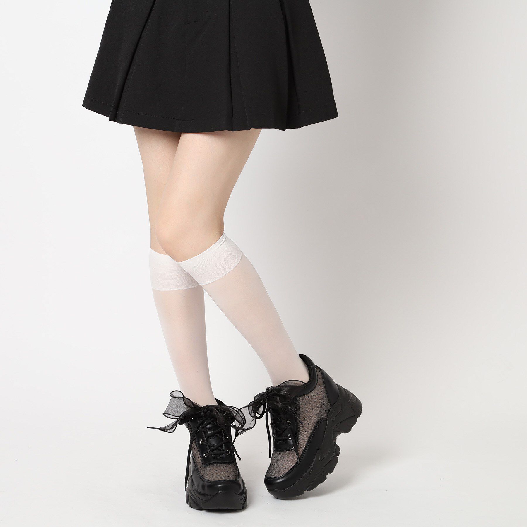 ESPERANZA「きゅんフィットインソールチュールリボンスニーカー」|スニーカー|