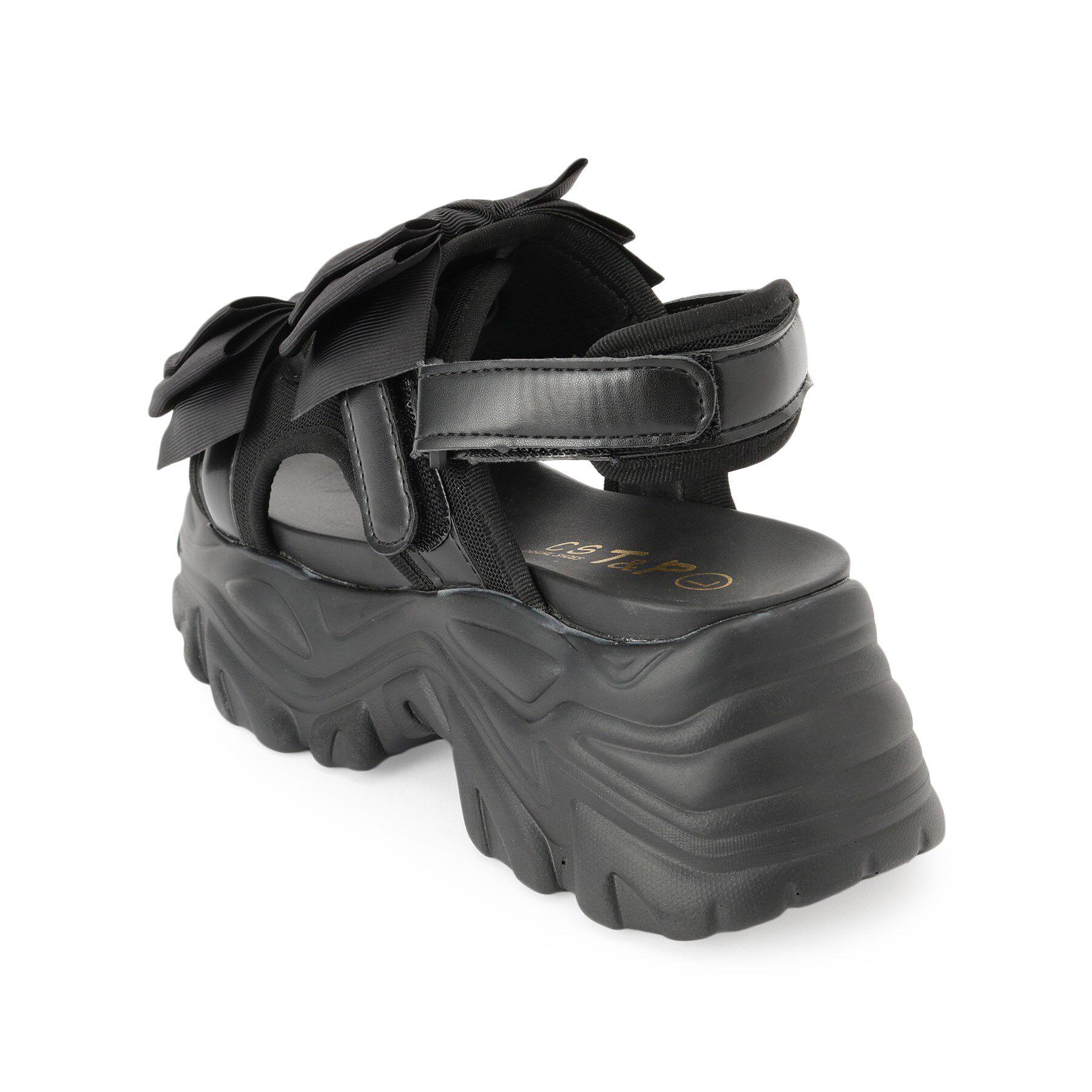 csT&P「厚底ダブルリボンサンダル」|サンダル|