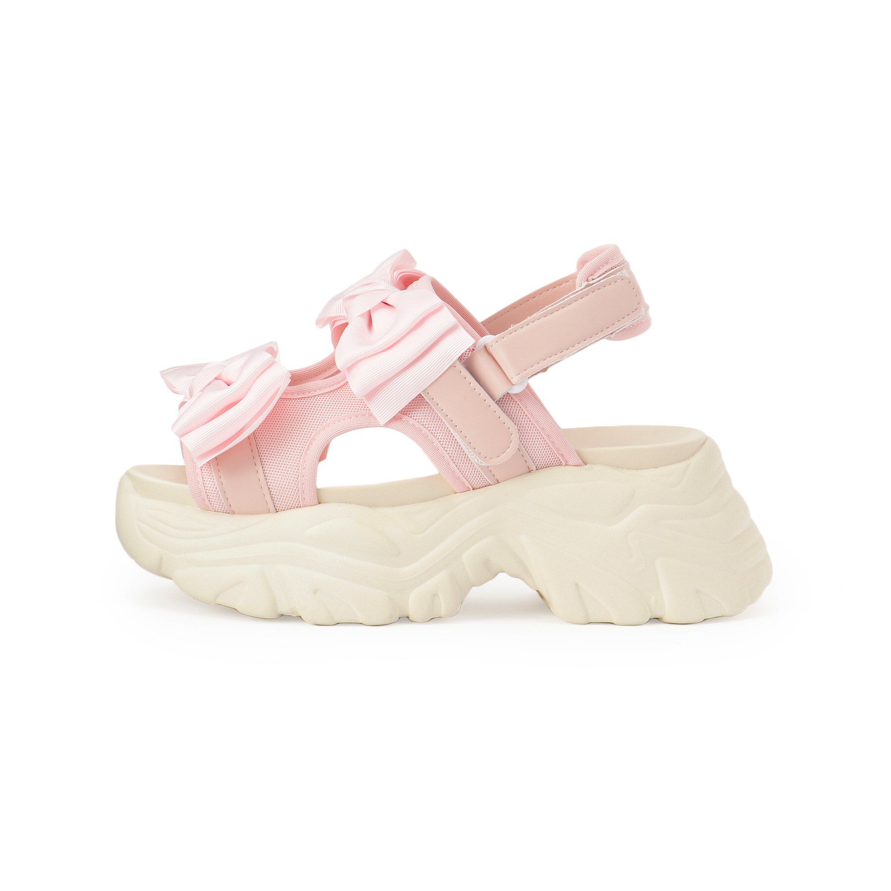 csT&P「厚底ダブルリボンサンダル」|サンダル|