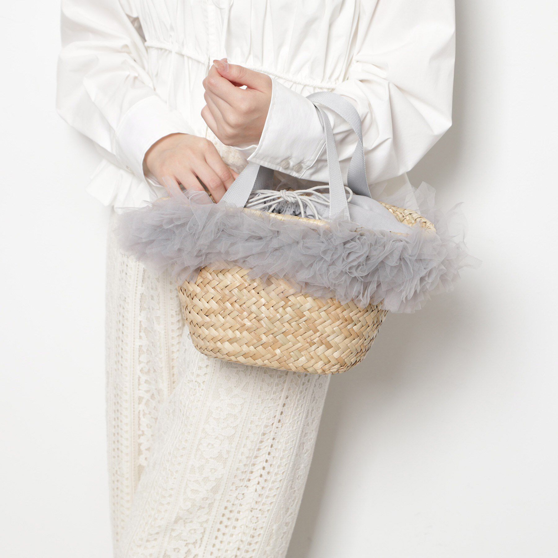 ESPERANZA「チュールフリンジカゴバッグ」|ハンドバッグ|