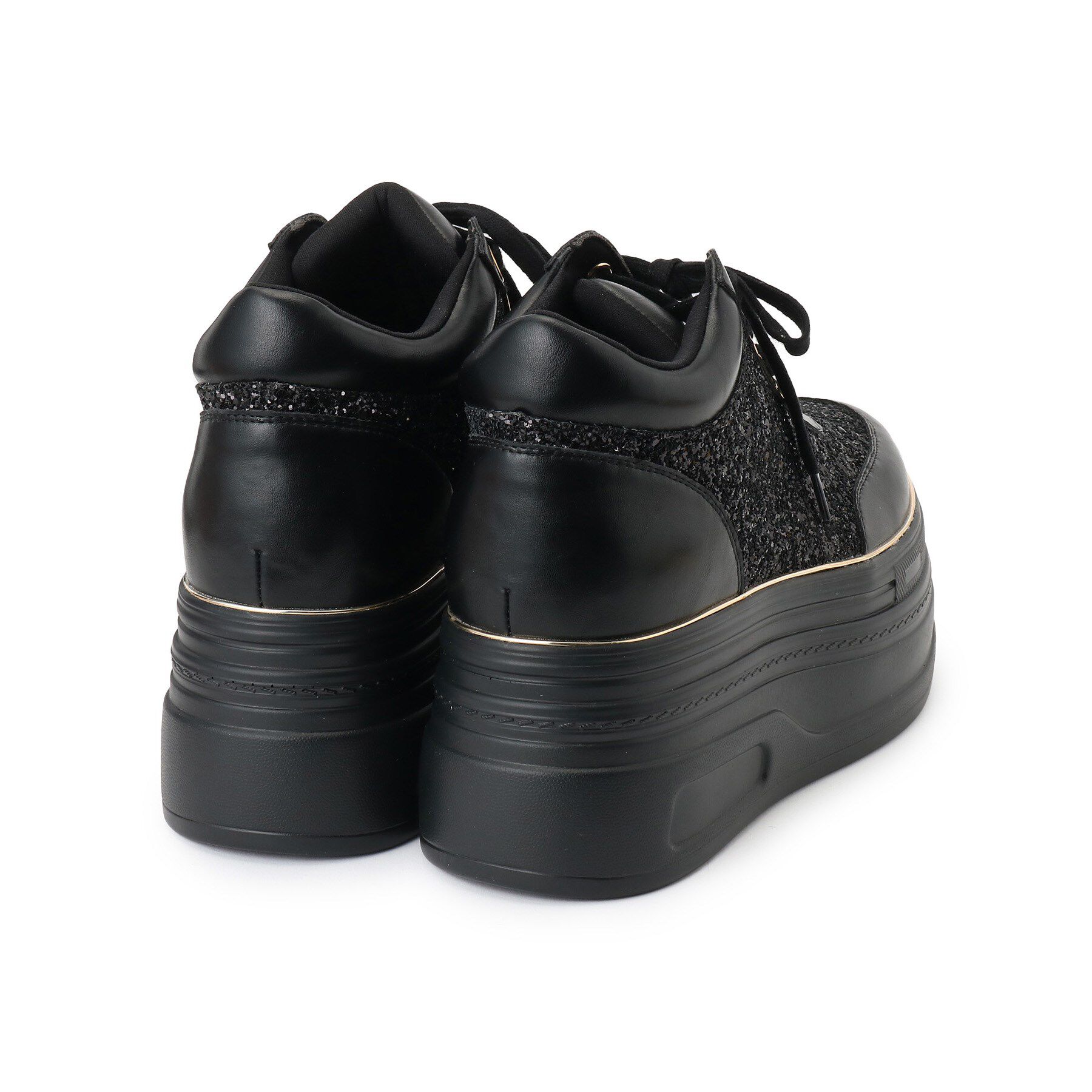 ESPERANZA「ゴールドライン厚底フラットスニーカー」|スニーカー|