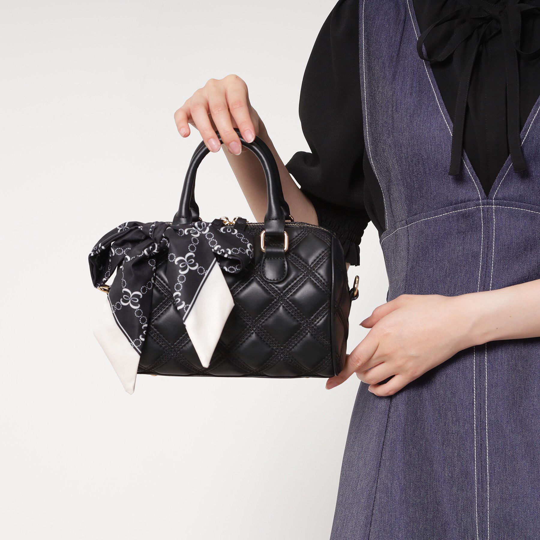 ESPERANZA「スカーフリボンキルティングバッグ」|ショルダー・メッセンジャー|