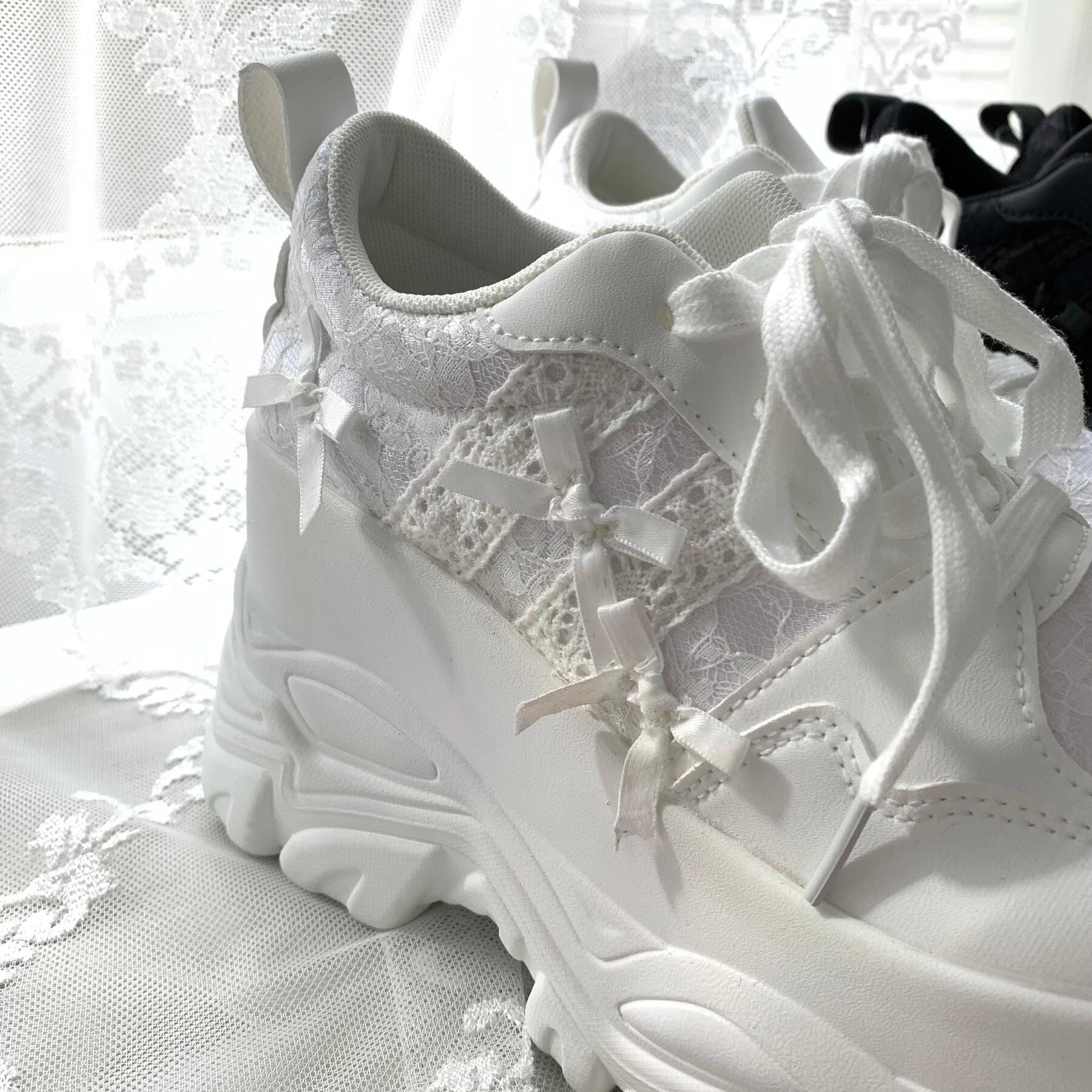 csT&P「厚底リボンスニーカー」|スニーカー|