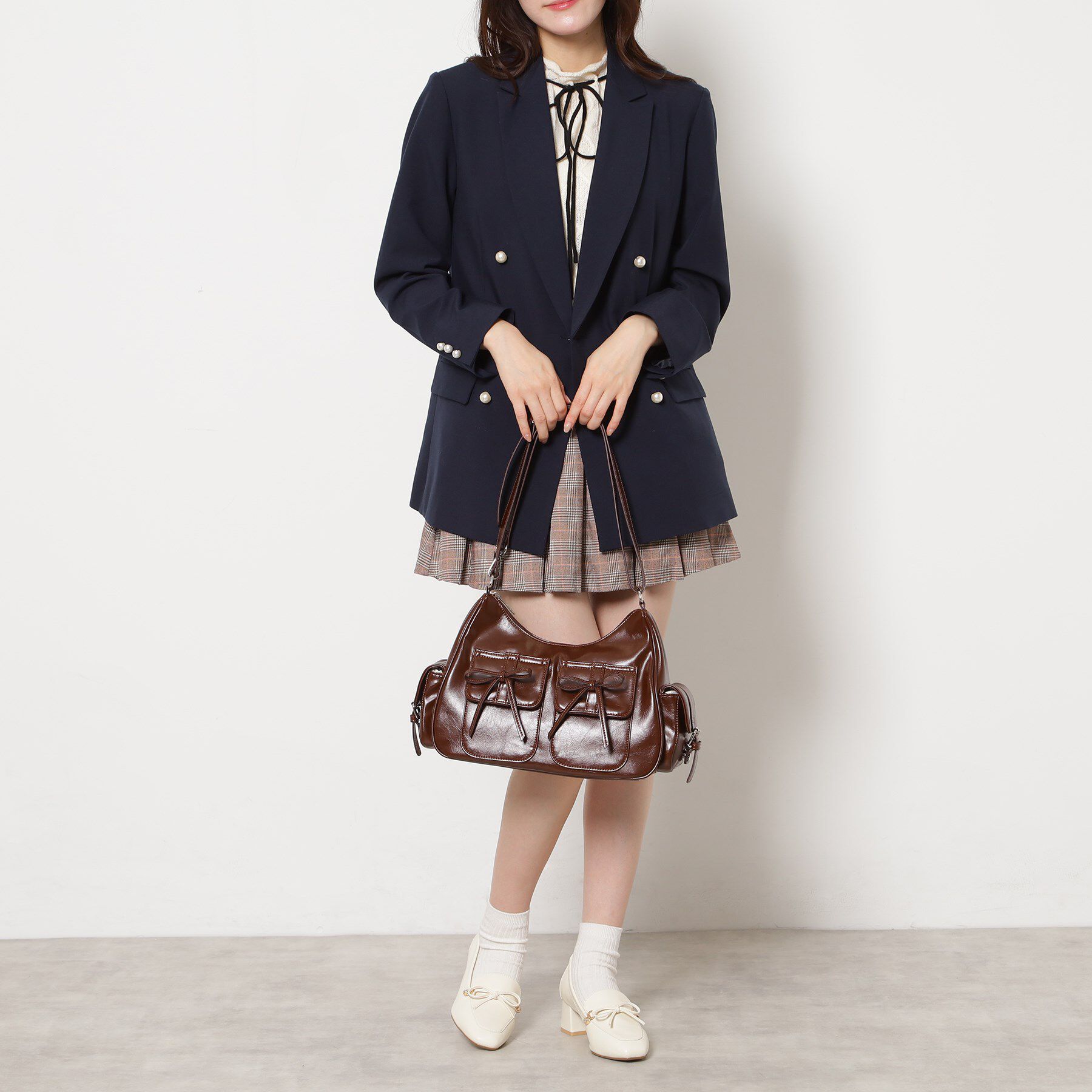 ESPERANZA「ポケットリボン2WAYバッグ」|ショルダー・メッセンジャー|