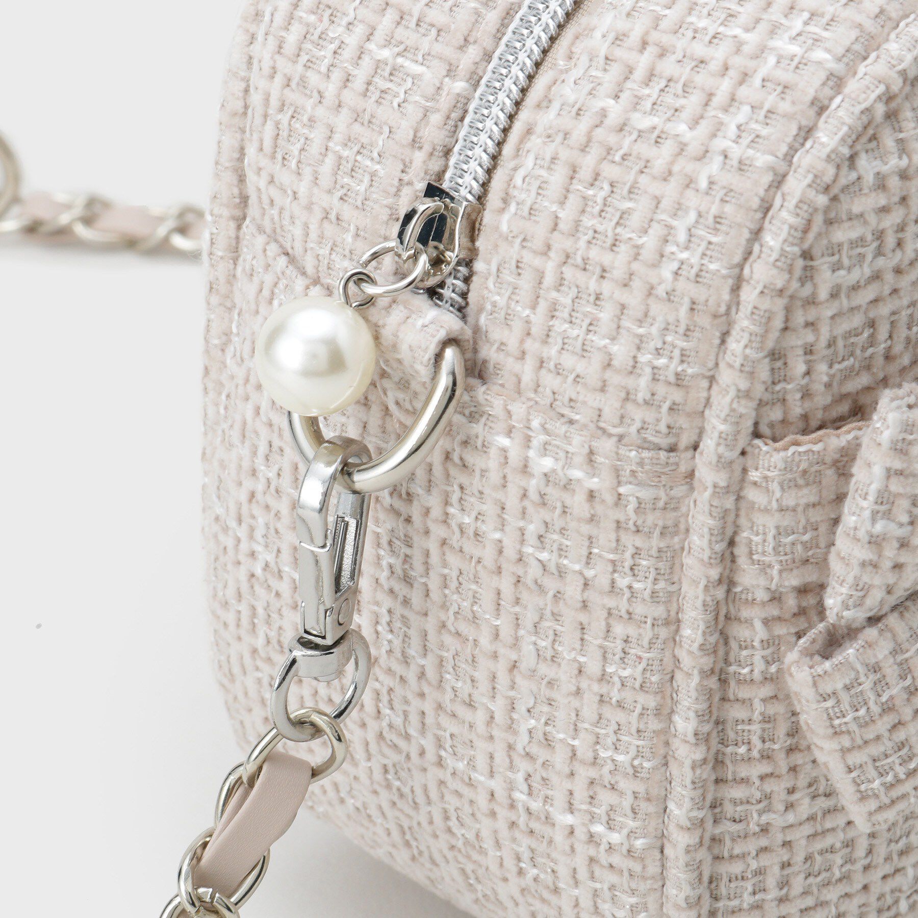 Ober Tashe「ツイードリボンショルダーバッグ」|ショルダー・メッセンジャー|